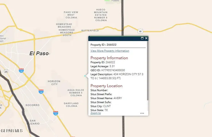 Pn-266022 434 Horizon City #57 3-6, Horizon City, Texas 79928