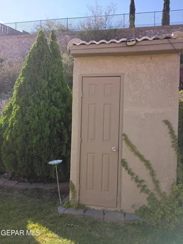 Outside bathroom