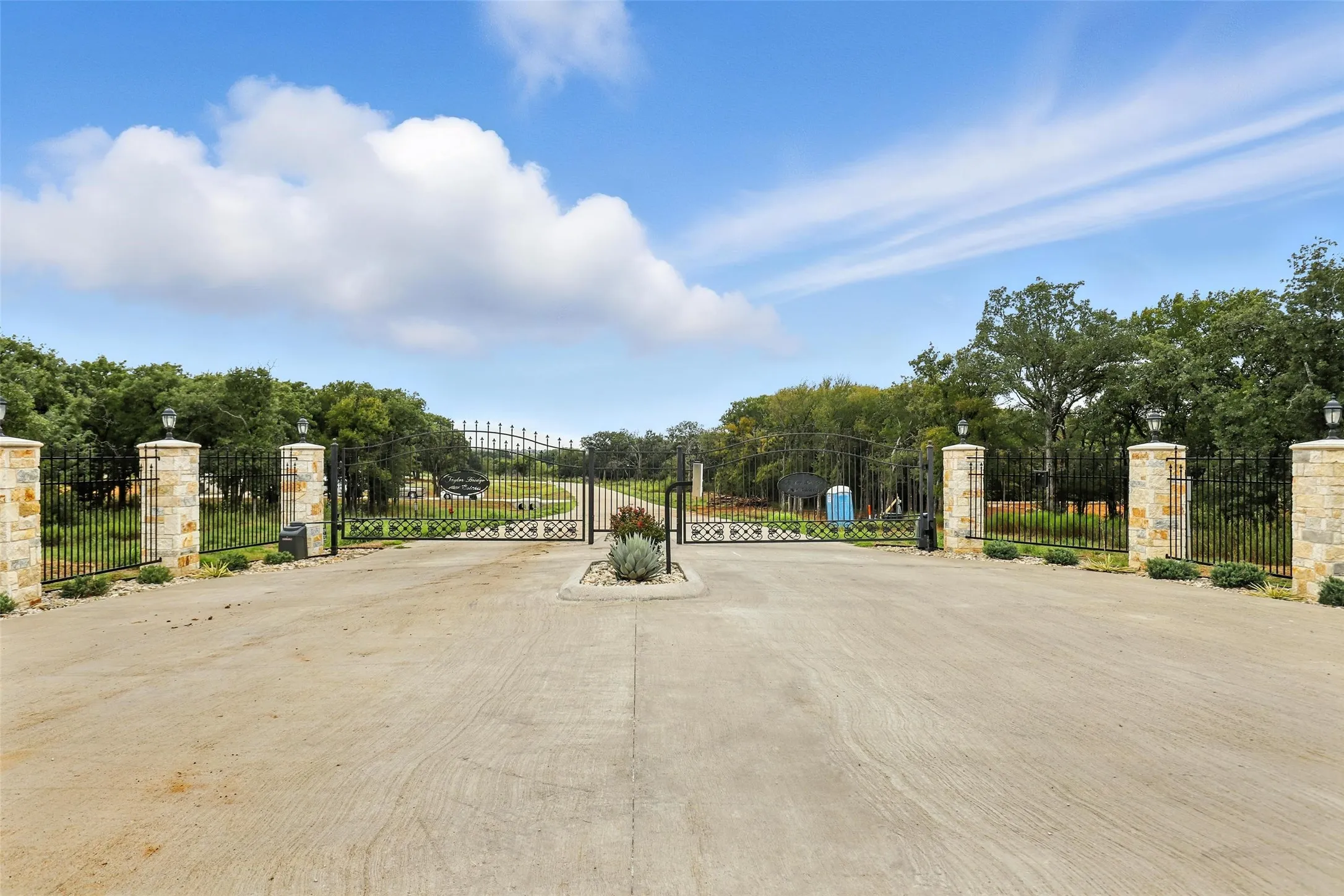 View of gate