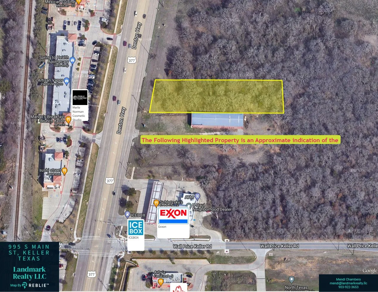 Unimproved Land For Sale in Tarrant County , 995 S Main Street, Keller, Texas 76248, 0, 0, Garage spaces, 0 Sqft, built in 0, Price $875,000, mls#20162127, Real Estate Agent in Keller, Homes For Sale in Tarrant county, Homes For Sale in Keller, Realtor in Keller Texas, Real Estate Brokerage Independent Realty Texas, Luminita Cordes Realtor
