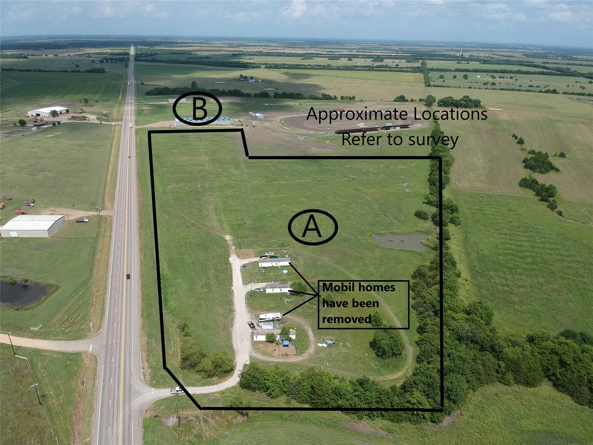 Tract A - For Sale - 1300' of highway frontage.