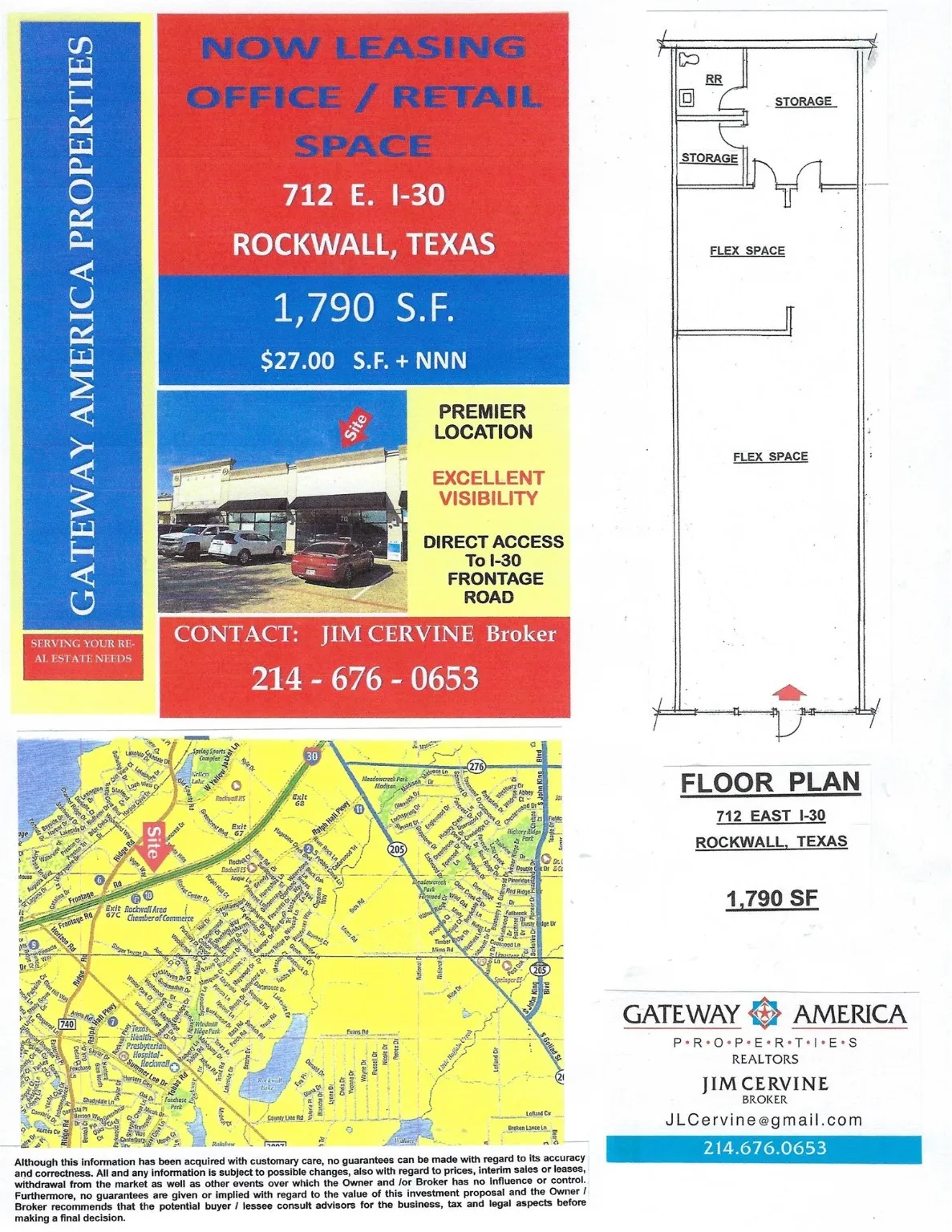 Retail For Rent in Rockwall County , 712 I-30, Rockwall, Texas 75087, 0, 0, Garage spaces, 0 Sqft, built in 2003, Preowned, Price $5,035, mls#20159351, Real Estate Agent in Rockwall, Homes For Rent in Rockwall county, Homes For Rent in Rockwall, Realtor in Rockwall Texas, Real Estate Brokerage Independent Realty Texas, Luminita Cordes Realtor