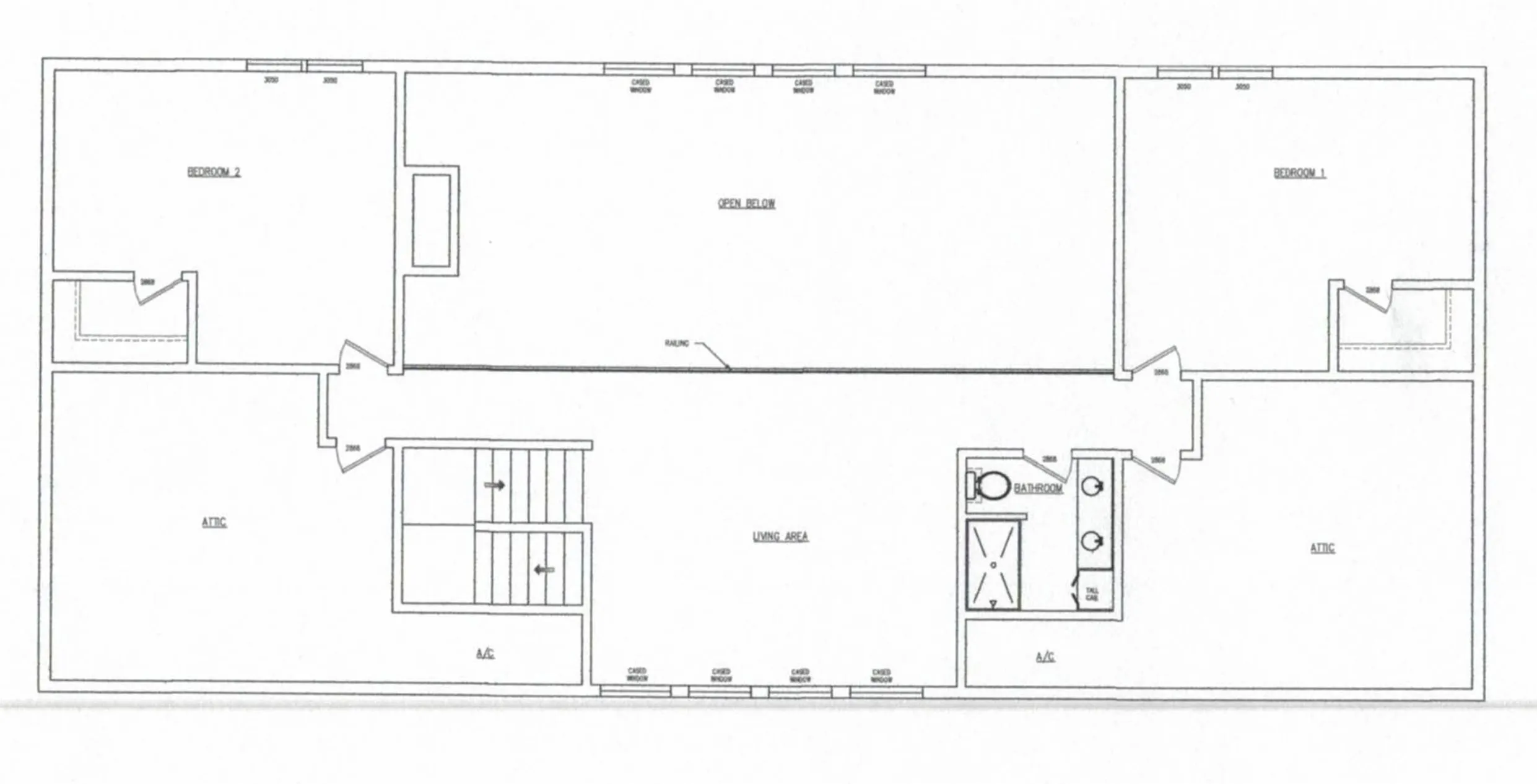 Floor Plan Second Level 7503 Total Square Foot under roof