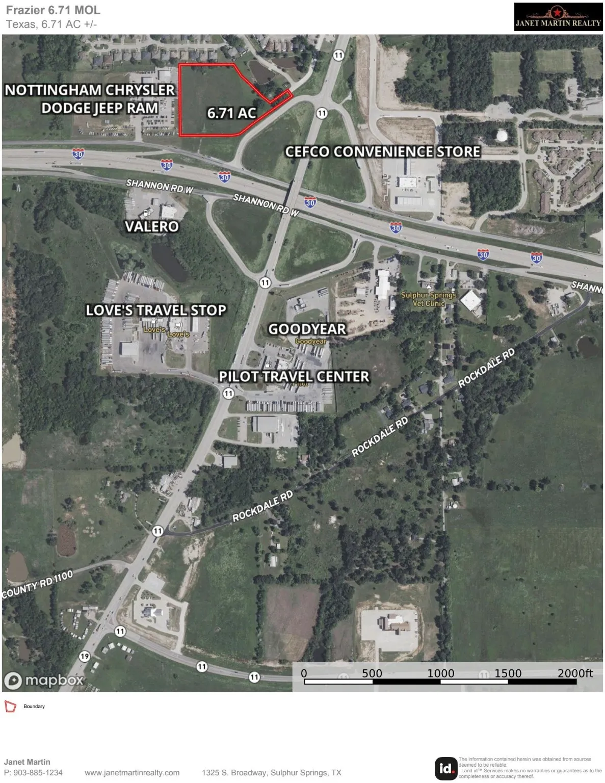 Unimproved Land For Sale in Hopkins County , 6.71AC INTERSTATE HWY 30 Corner, Sulphur Springs, Texas 75482, 0, 0, Garage spaces, 0 Sqft, built in 0, mls#20331591, Real Estate Agent in Sulphur Springs, Homes For Sale in Hopkins county, Homes For Sale in Sulphur Springs, Realtor in Sulphur Springs Texas, Real Estate Brokerage Independent Realty Texas, Luminita Cordes Realtor