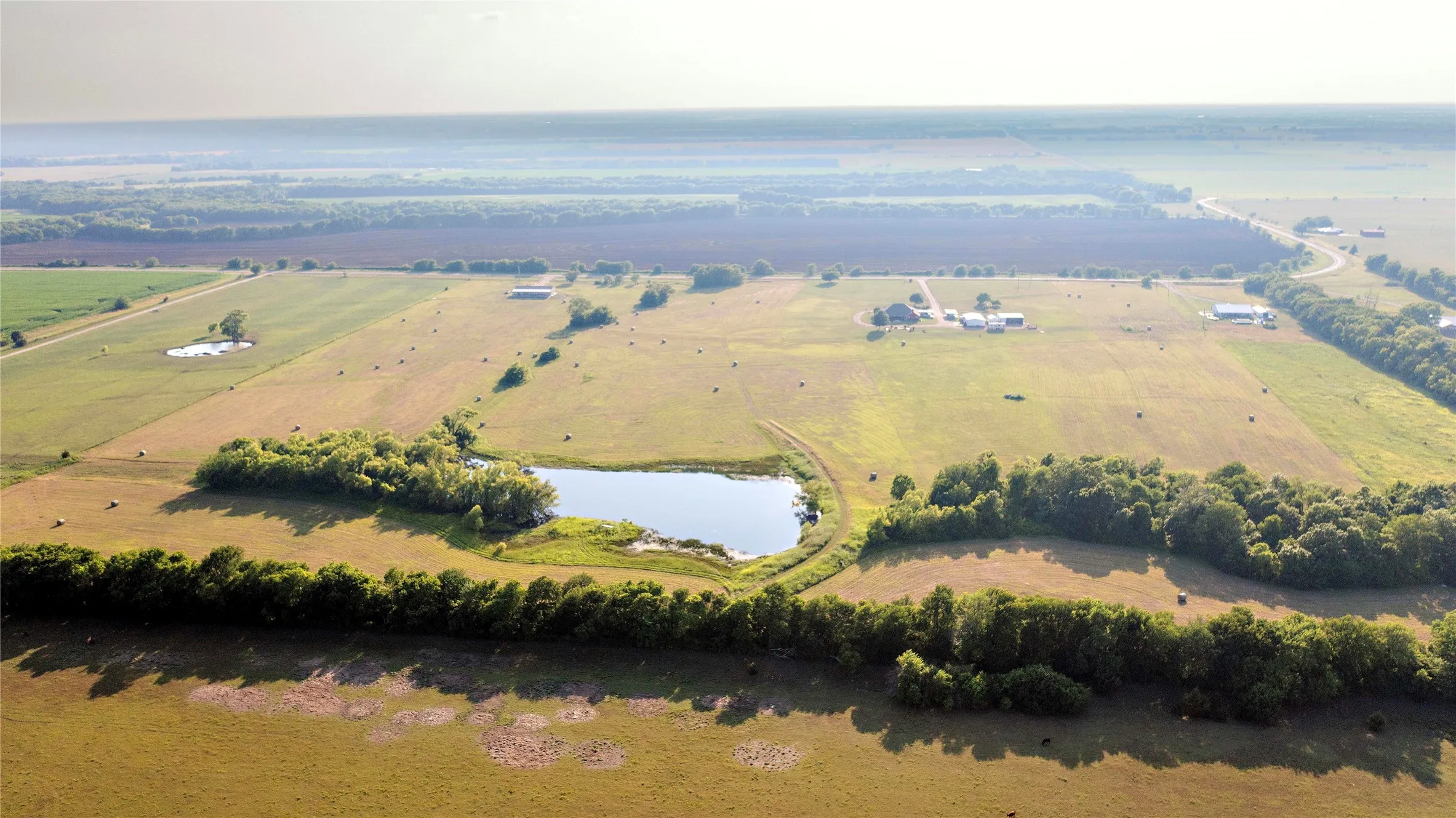 East drone elevation
