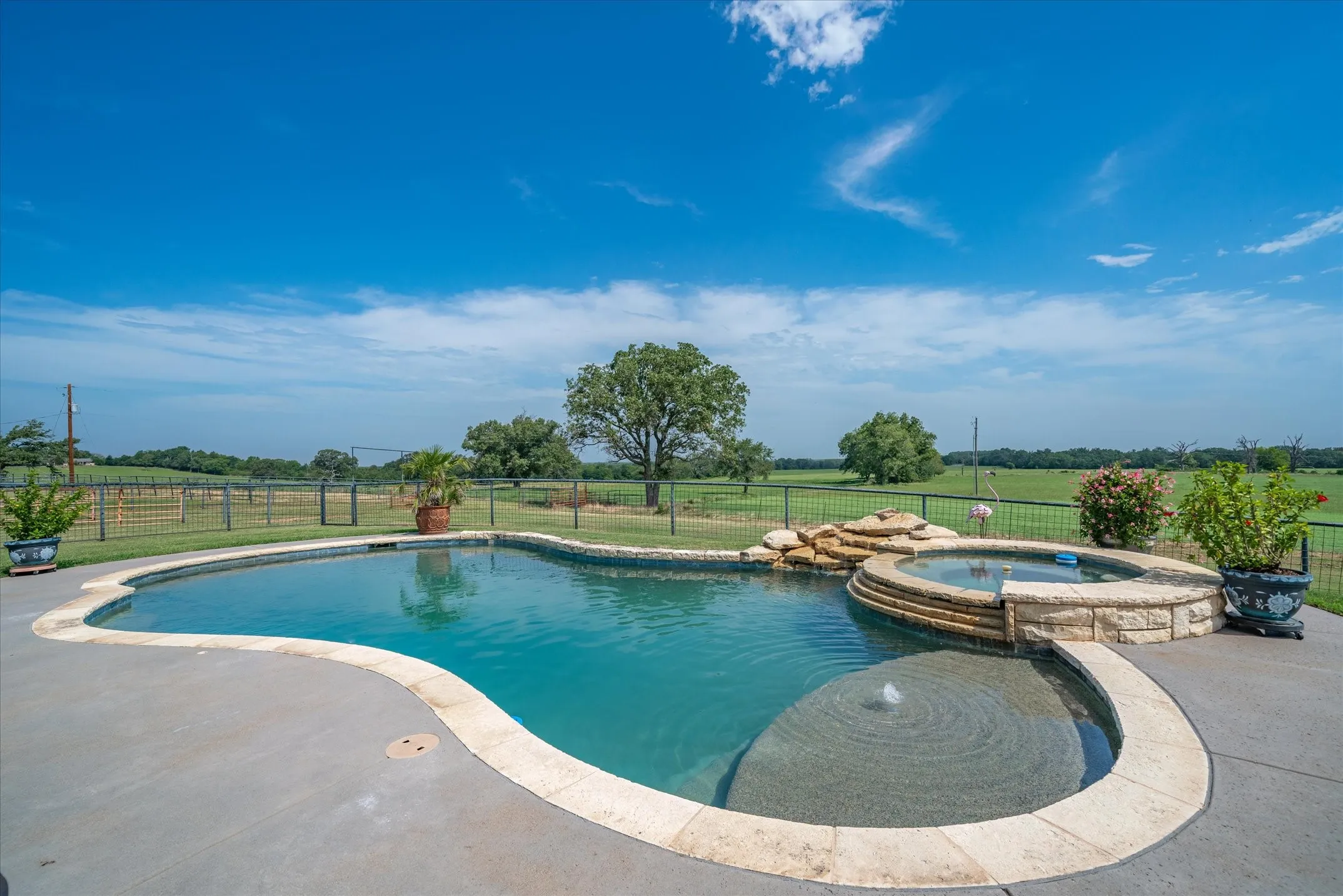 pool and spa