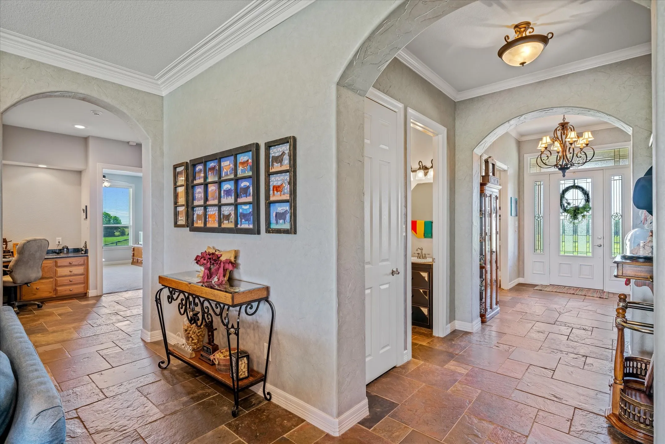 Front hall from great room