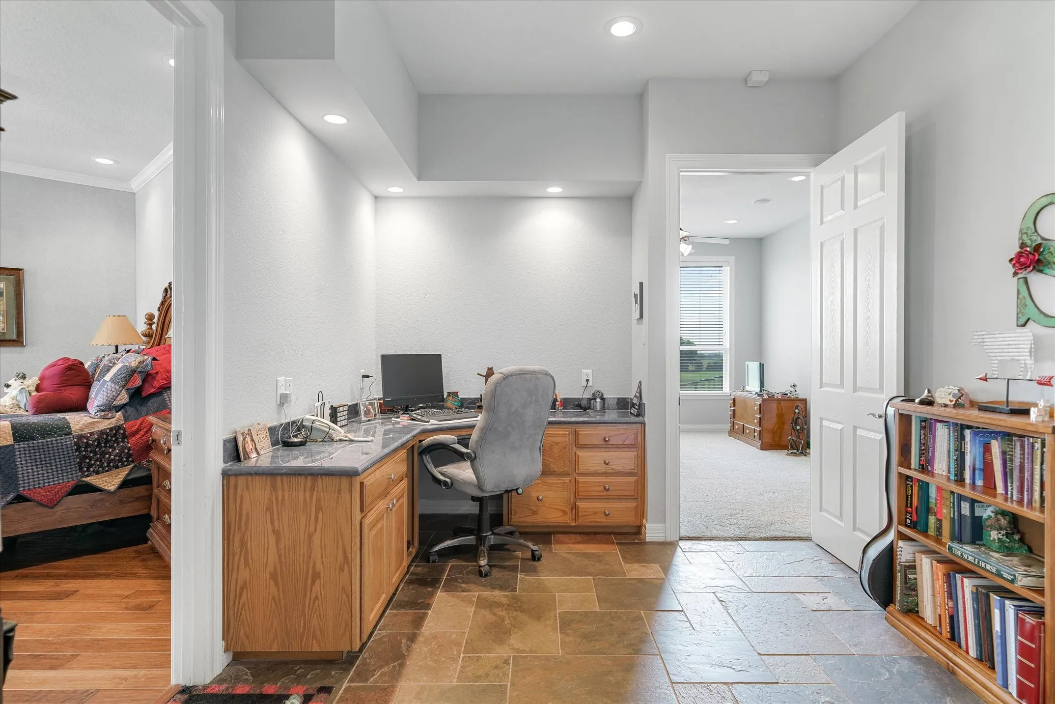 entry to Main bedroom and guest suite