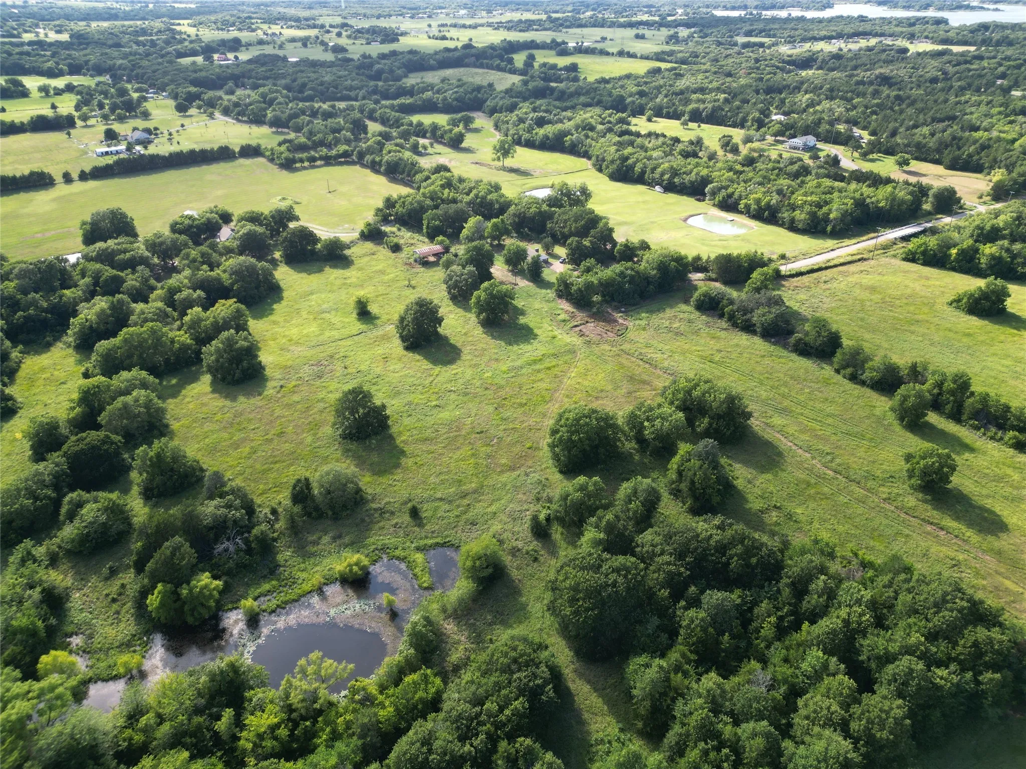 Property Looking North towards Lake Bonham