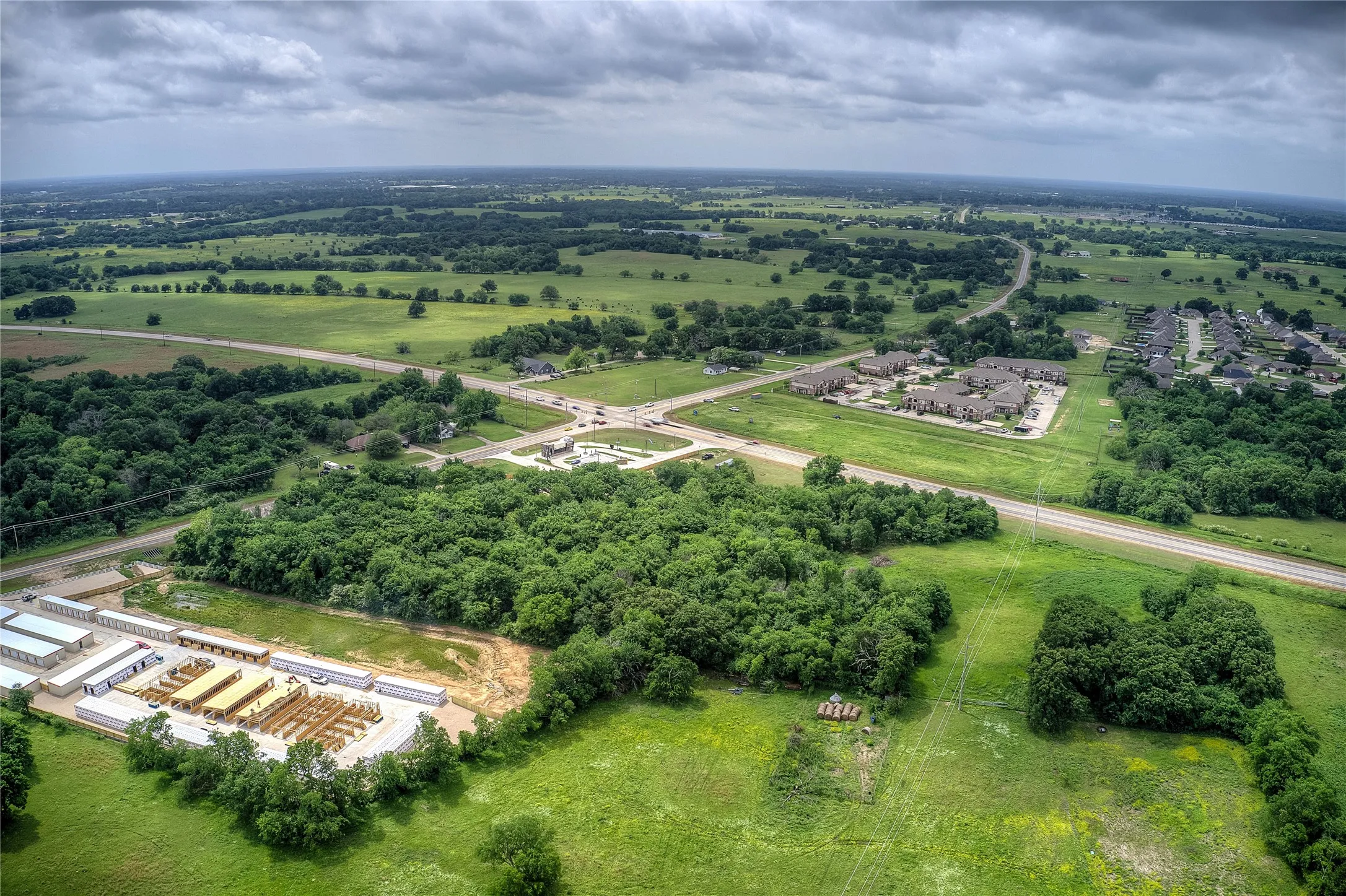 Drone / aerial view featuring a rural view