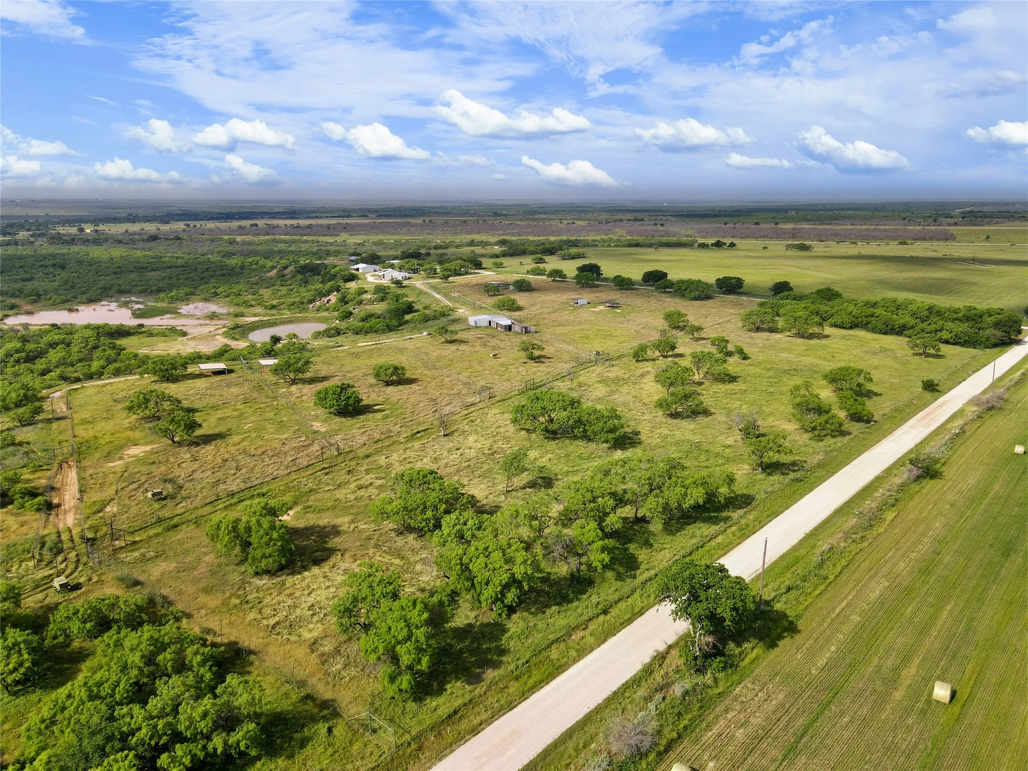 Aerial view featuring a rural view