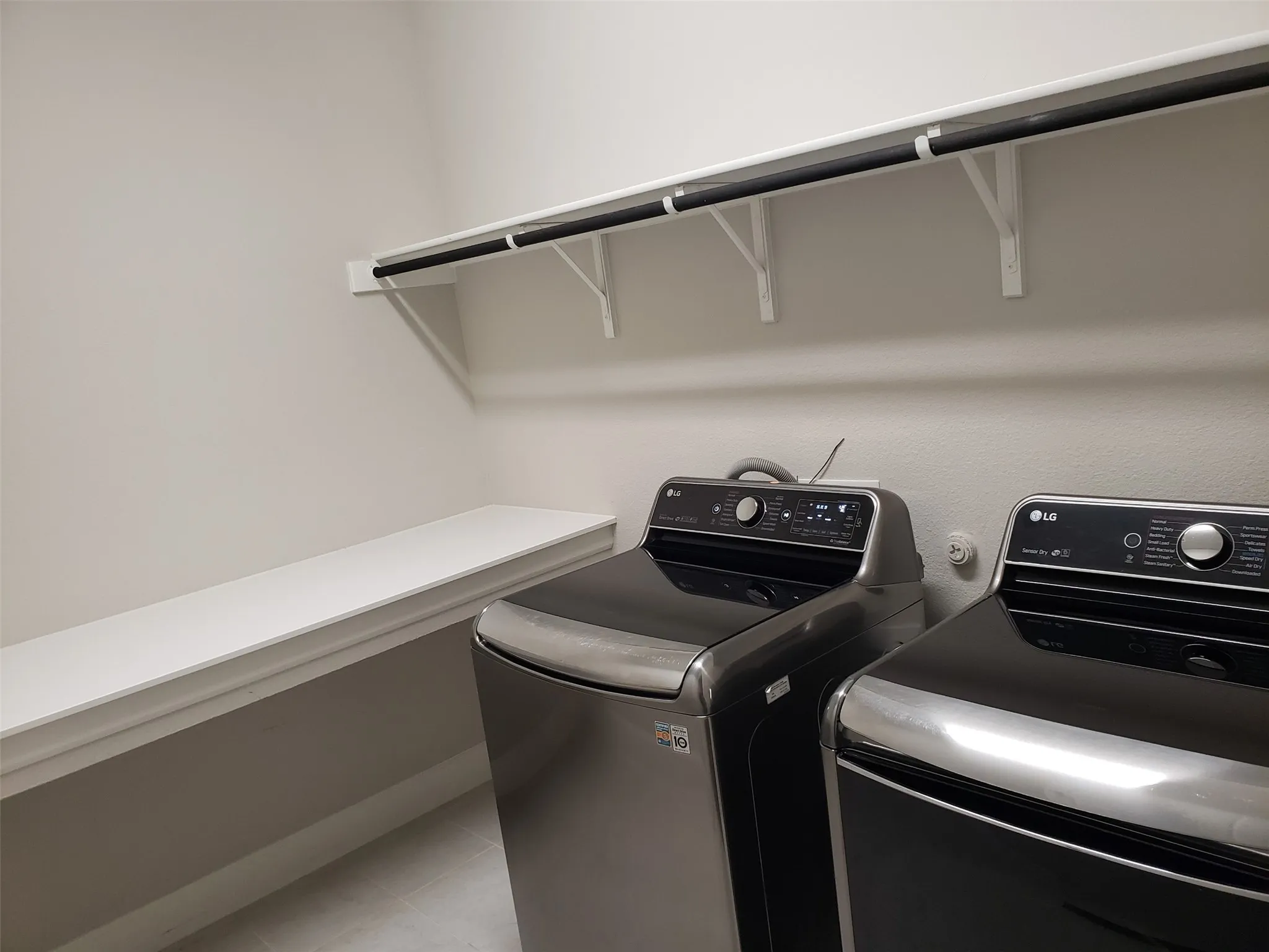 Large Laundry with built in folding table