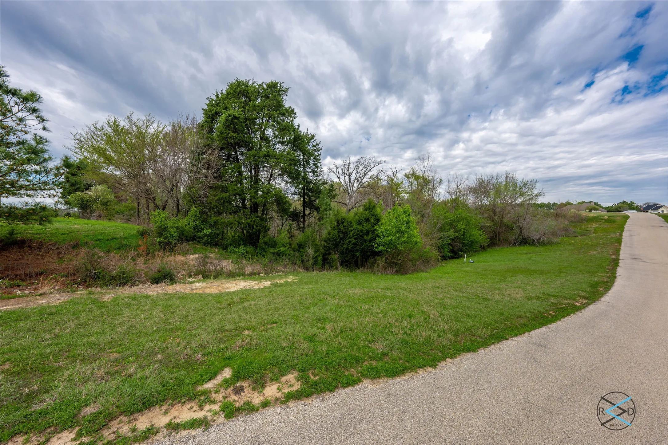 Southern end of lot