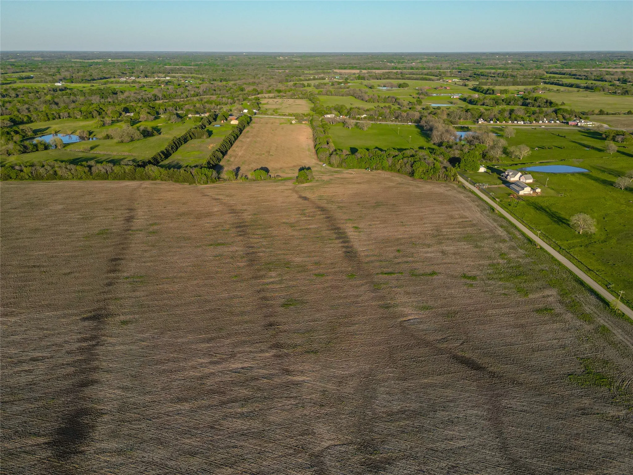 county road 4120 follows treeline in upper right hand corner