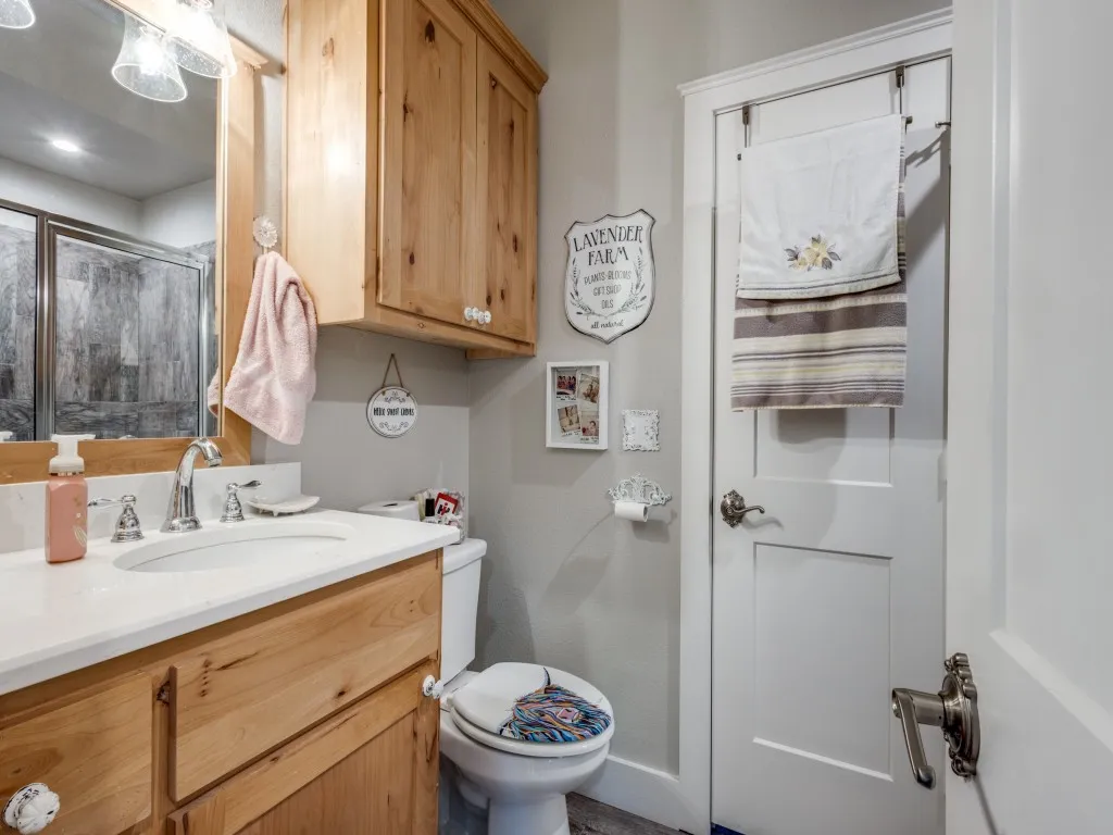 Bathroom with large vanity
