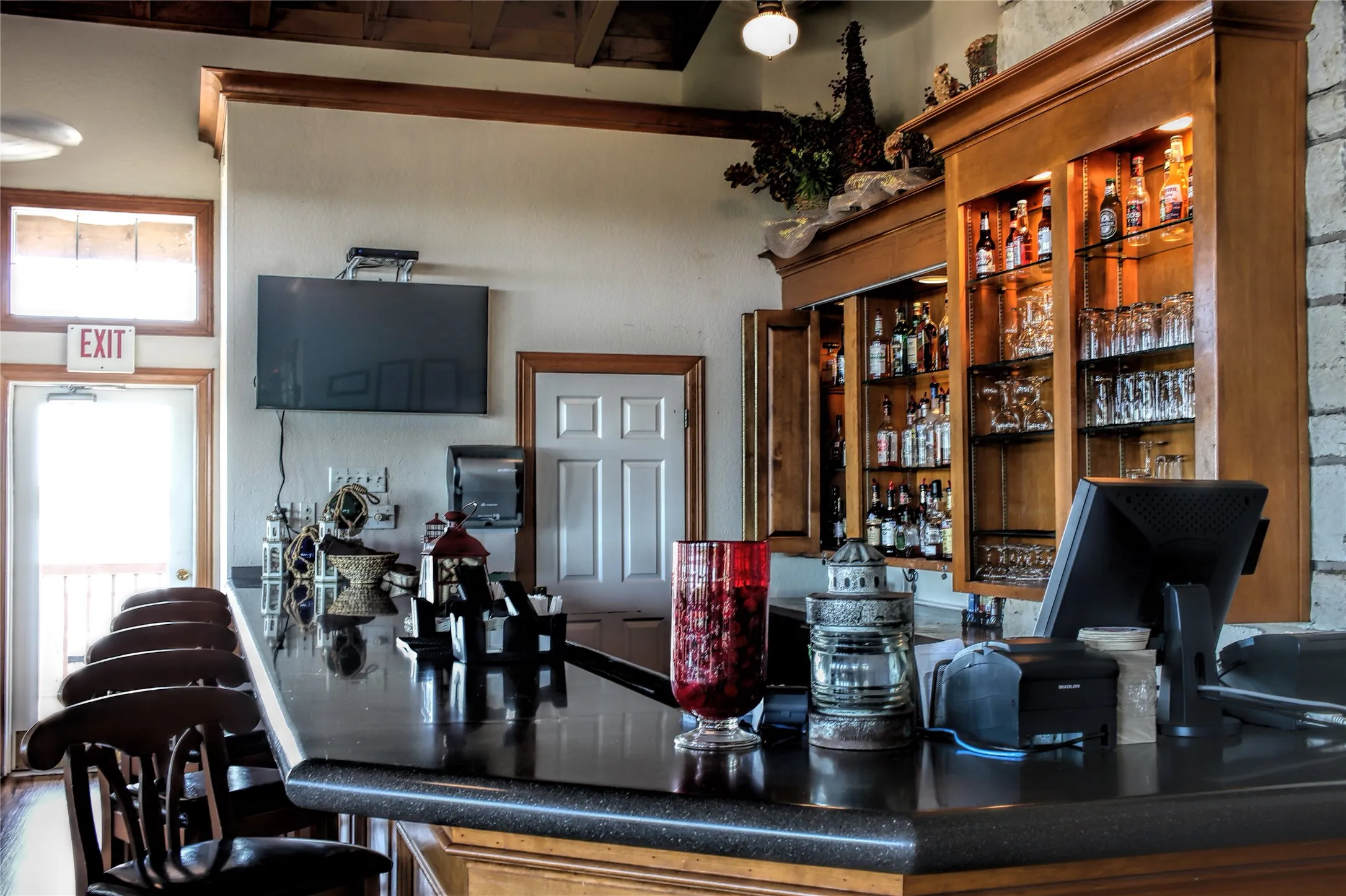 View of bar
