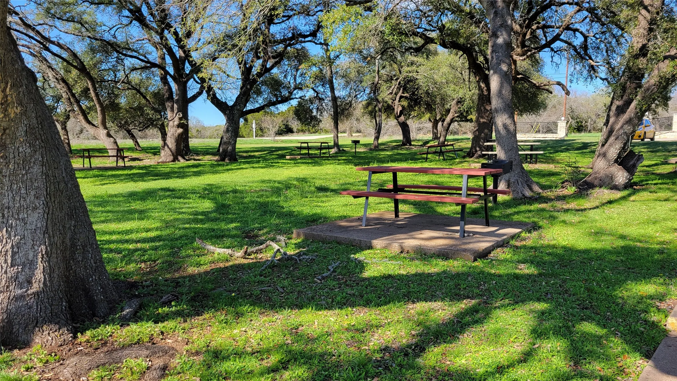 Surrounding community with a lawn
