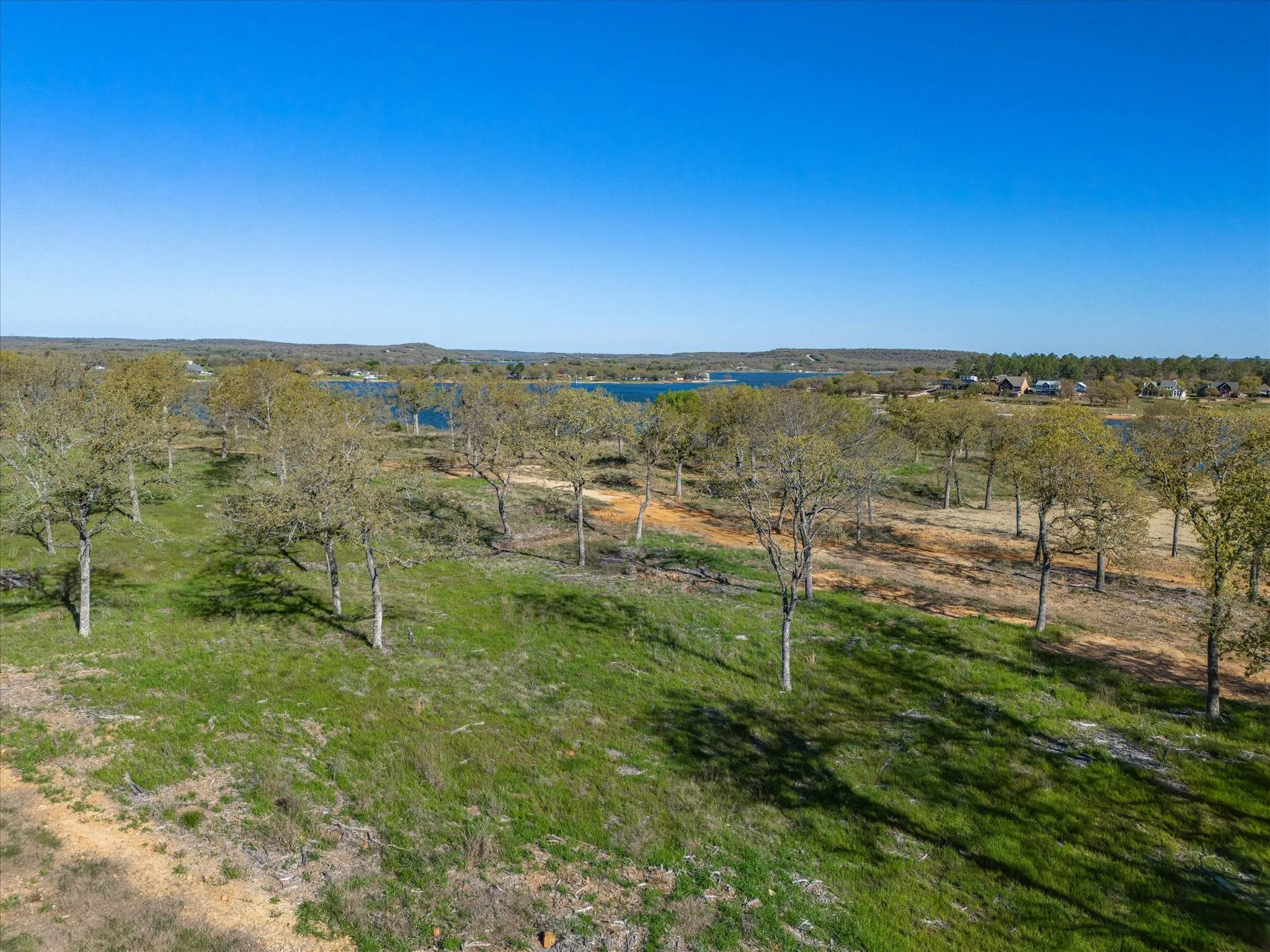 Aerial view featuring a rural view