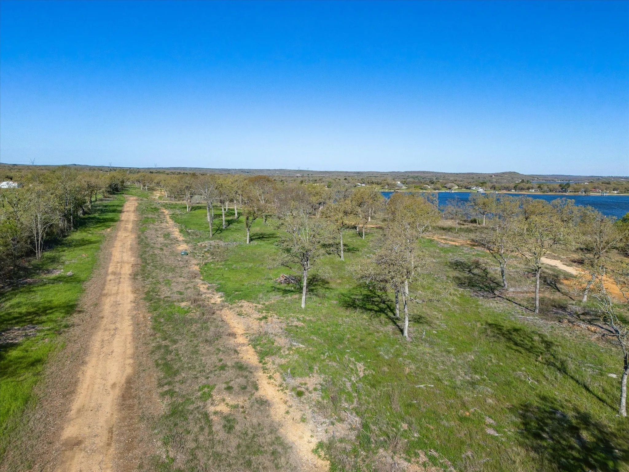 Aerial view featuring a rural view