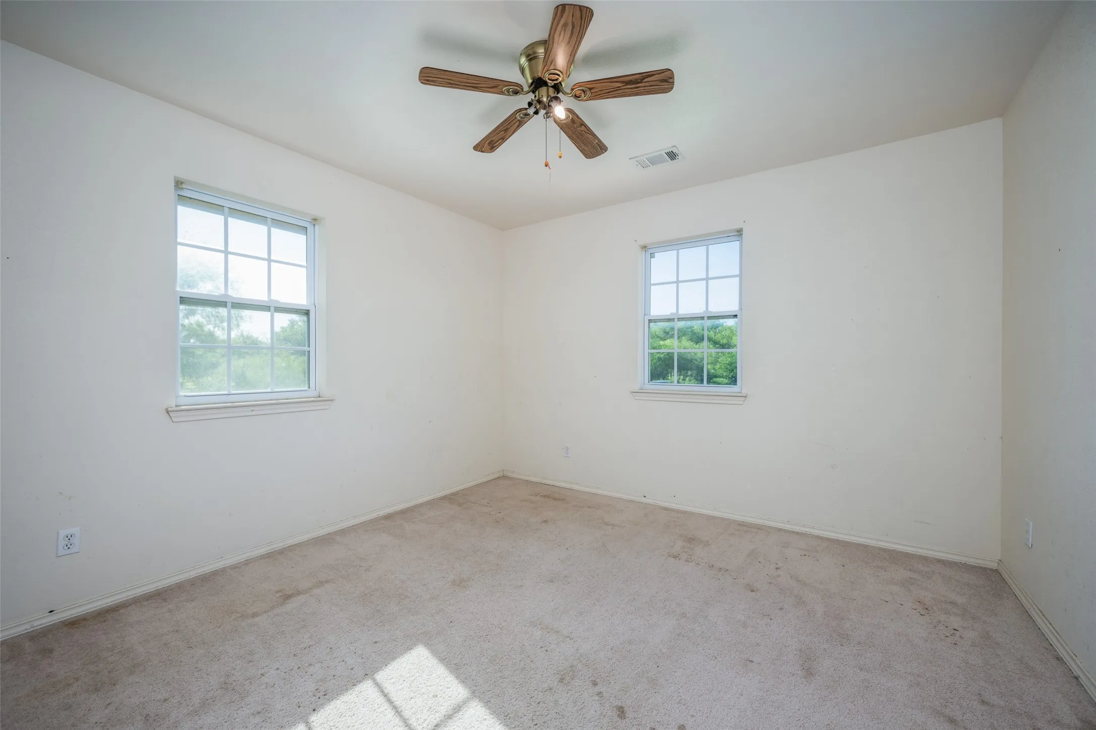 Secondary bedrooms provide everyone their own space and privacy