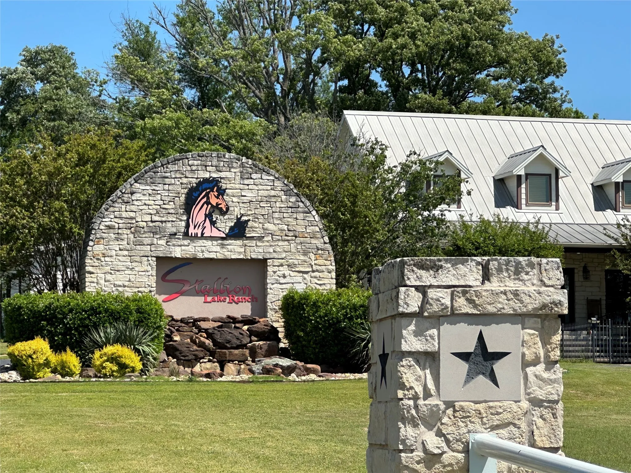Entrance into Stallion Lake Ranch
