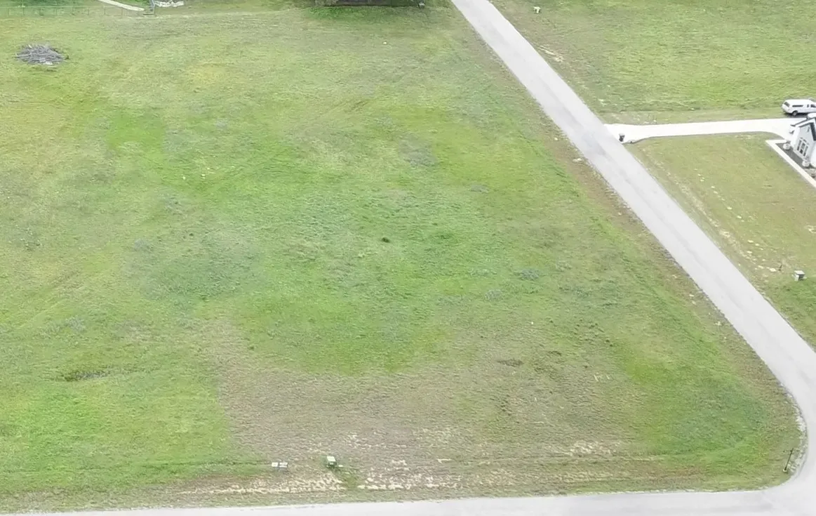 Aerial/drone view of lot area
