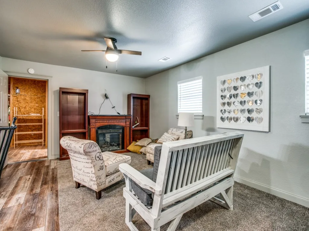 Second living quarters living room featuring wood-style flooring