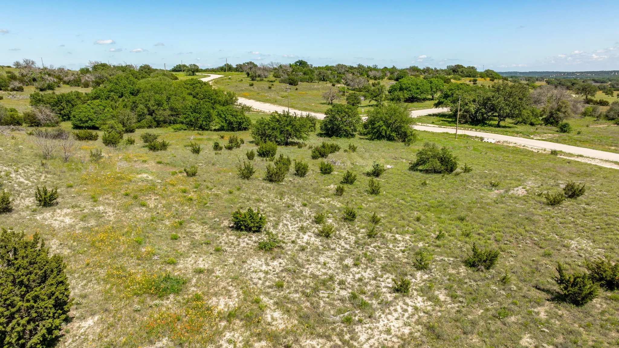 Bird's eye view featuring a rural view