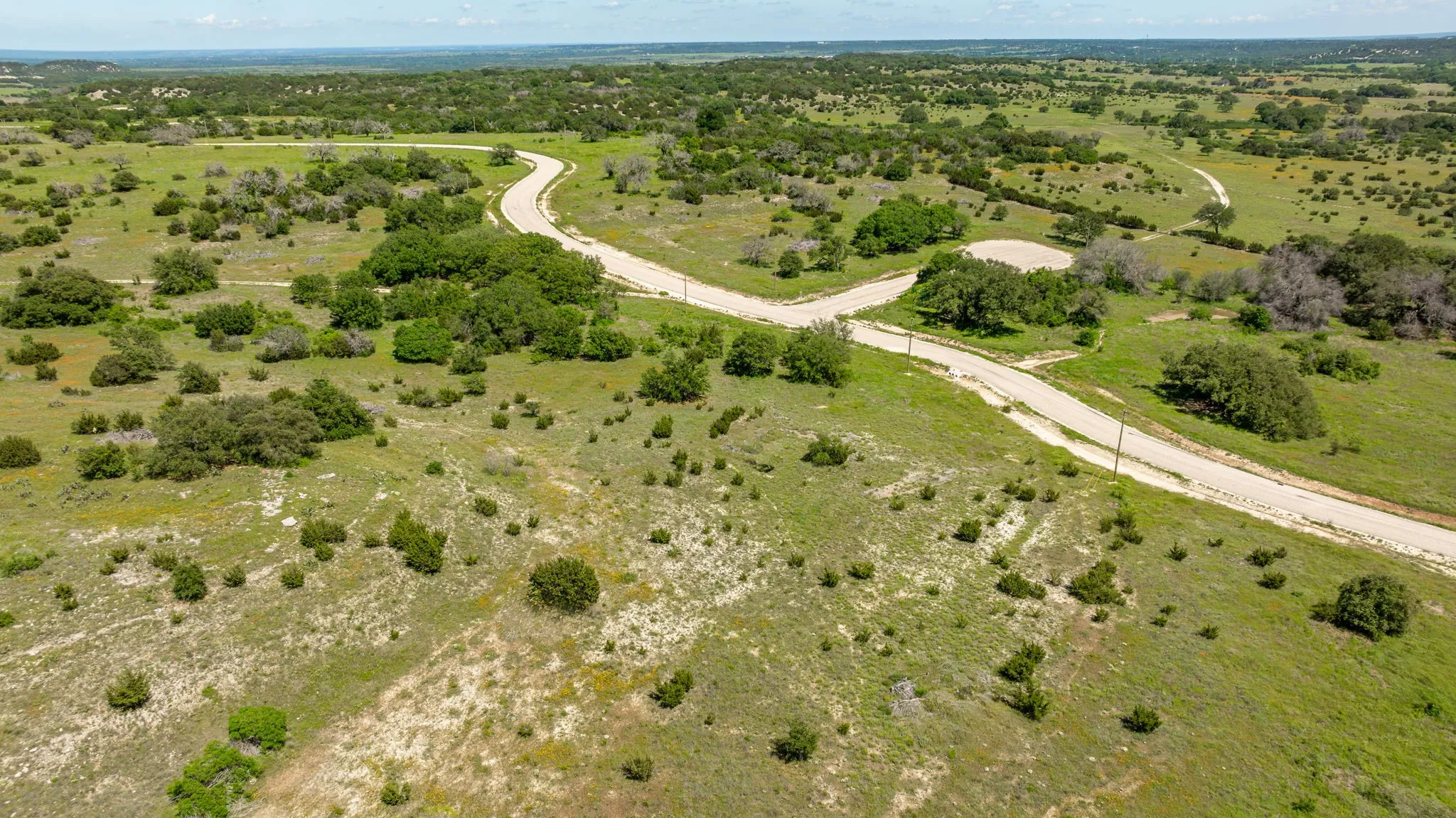 Bird's eye view with a rural view