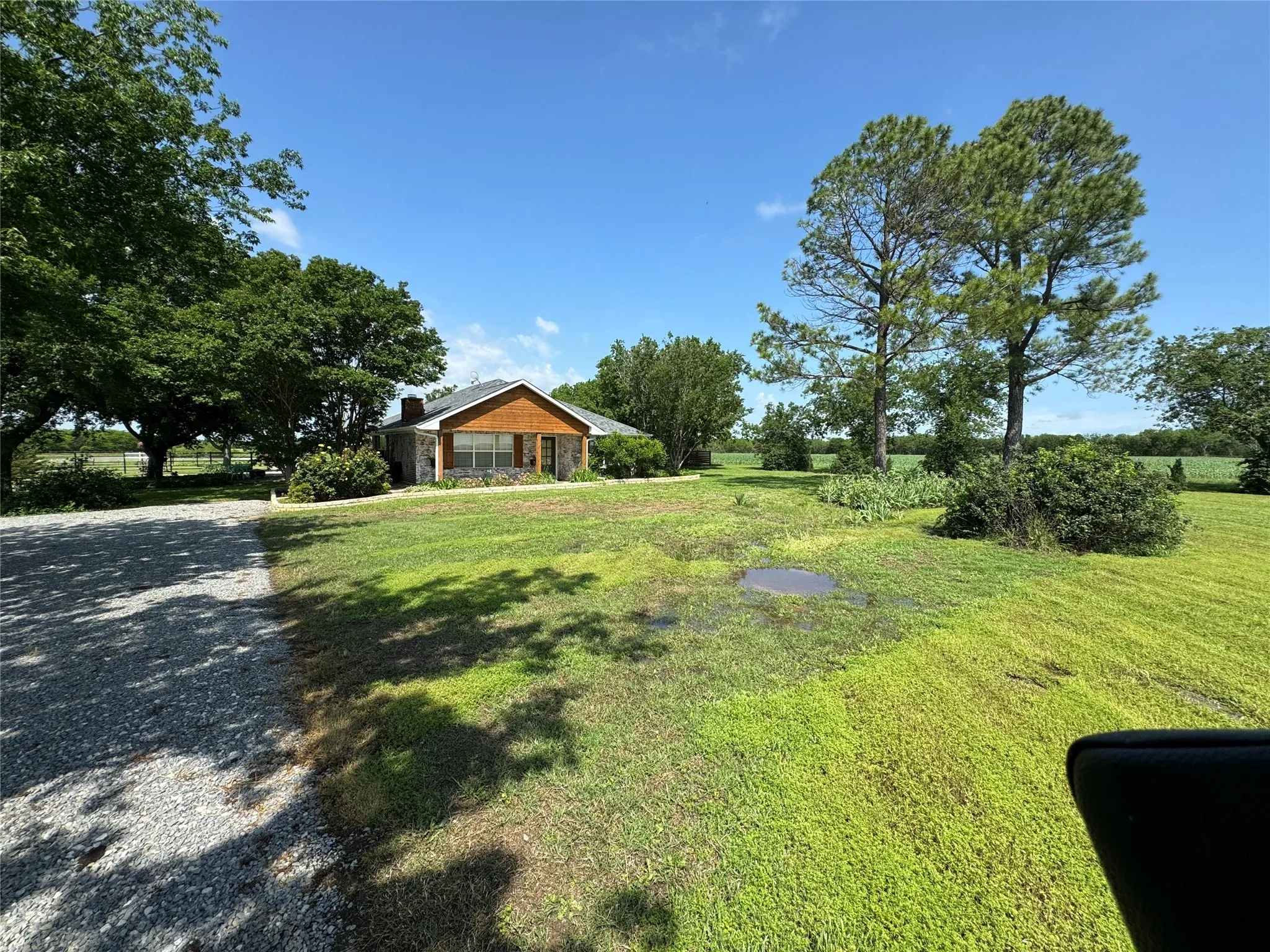 View of yard featuring a rural view