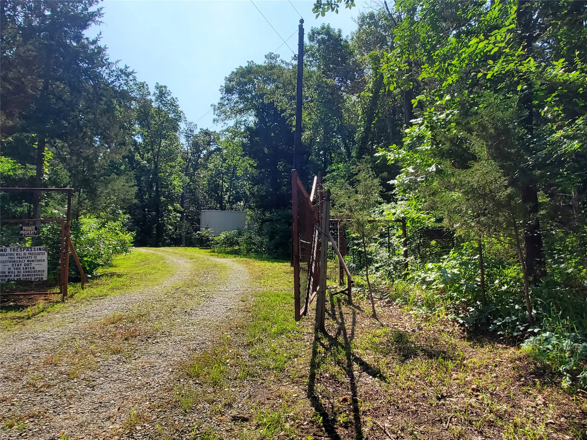 Entrance to Property