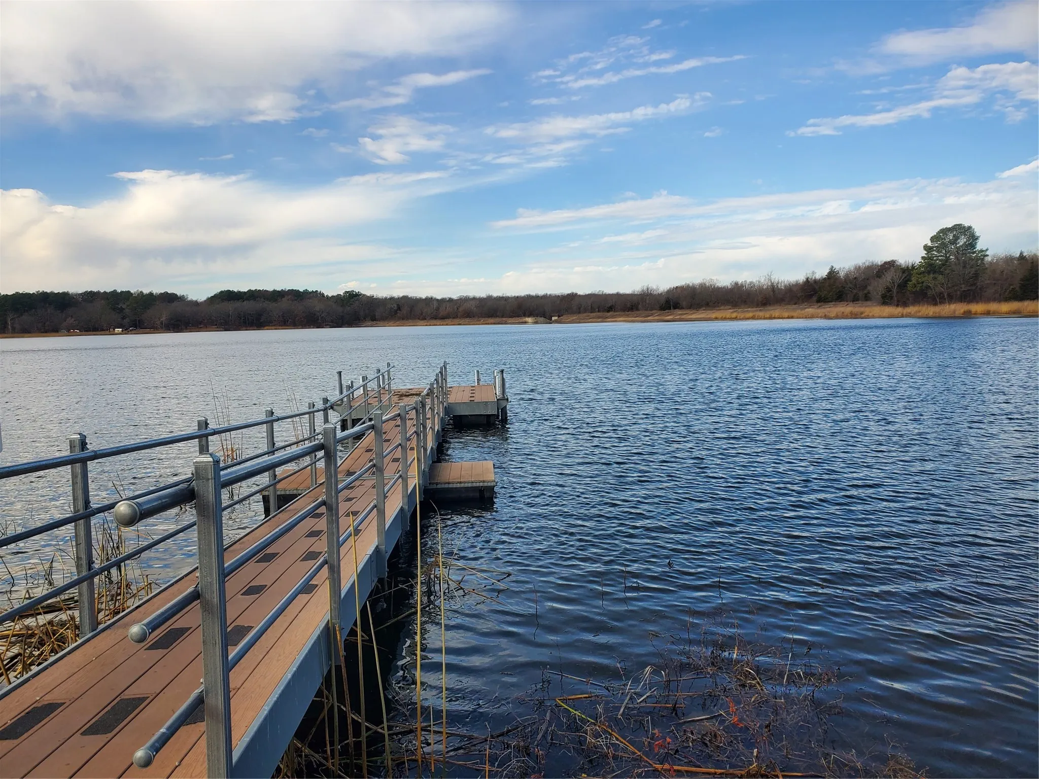 Lake Crockett pier.