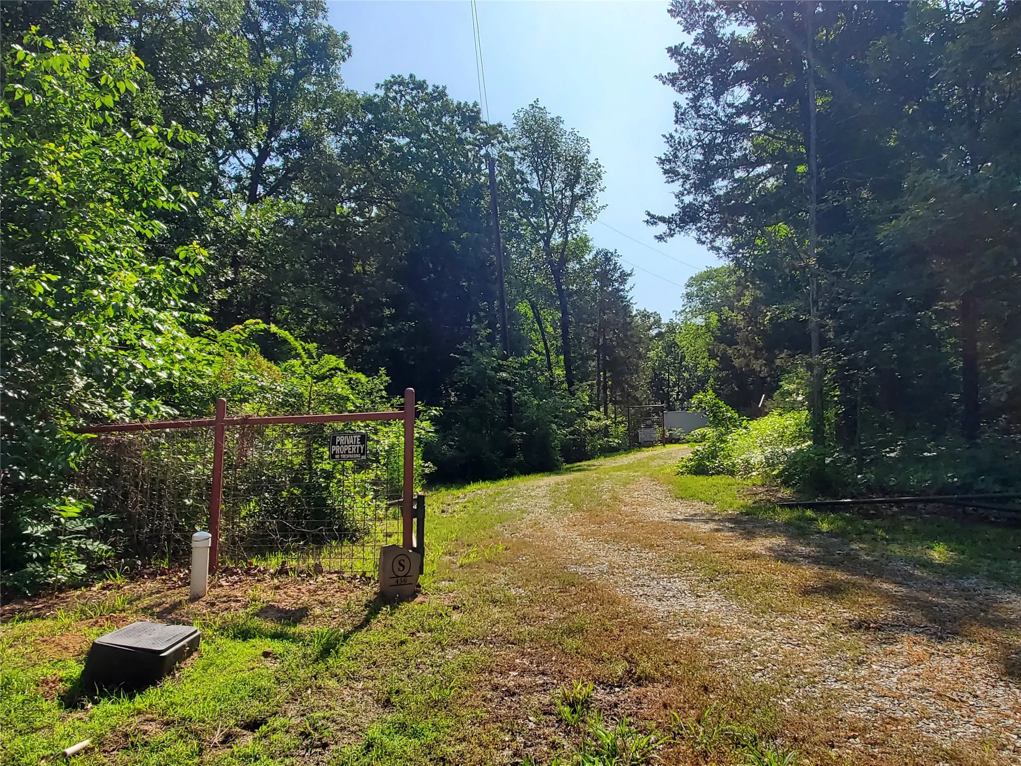 Entrance to Property
