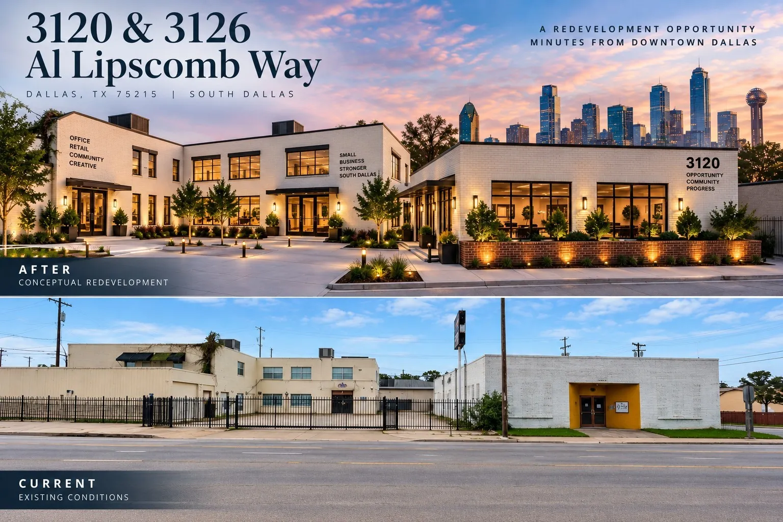 Retail For Sale in Dallas County , 3120 Al Lipscomb Way, Dallas, Texas 75215, 0, 0, Garage spaces, 0 Sqft, built in 1935, Preowned, mls#20617628, Real Estate Agent in Dallas, Homes For Sale in Dallas county, Homes For Sale in Dallas, Realtor in Dallas Texas, Real Estate Brokerage Independent Realty Texas, Luminita Cordes Realtor