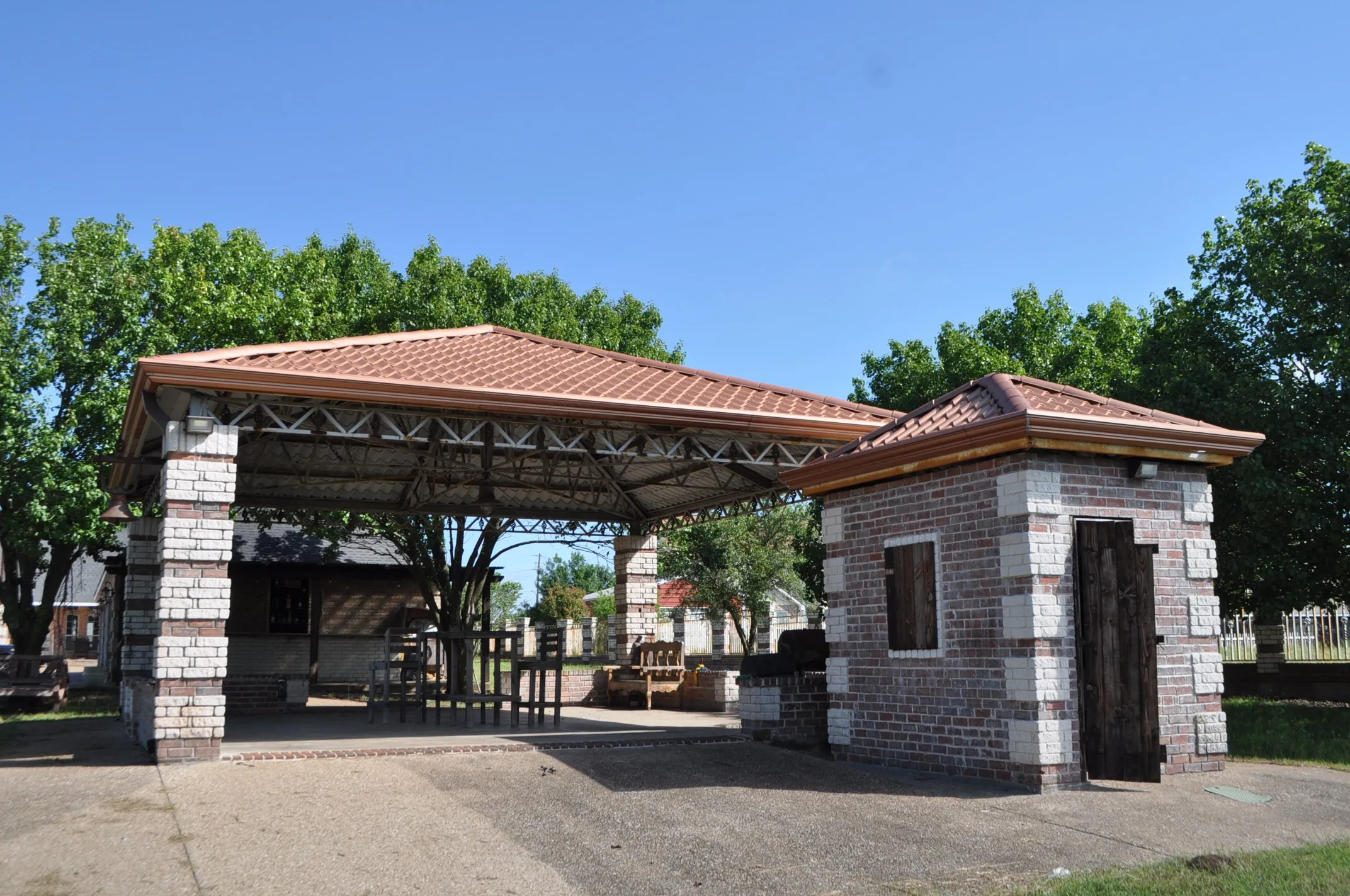 View of property's community with a gazebo