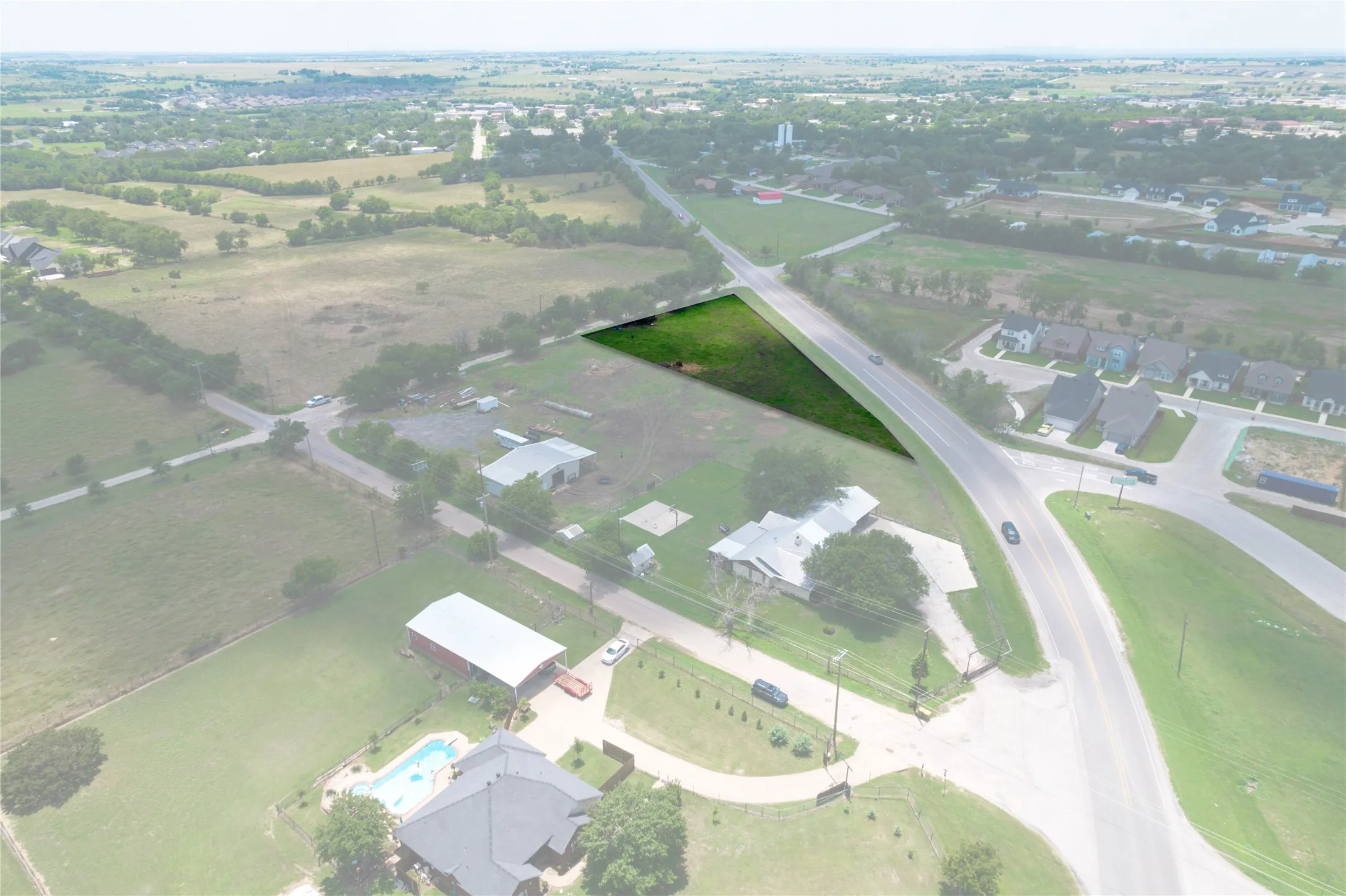View of aerial view