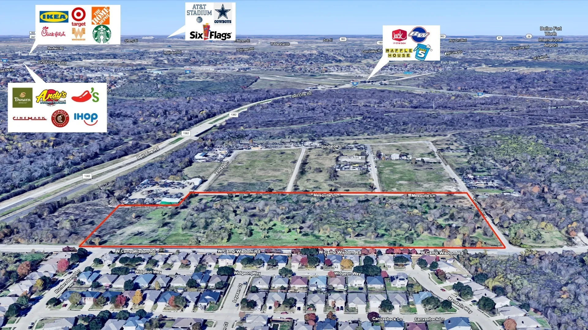 Unimproved Land For Sale in Dallas County , 8421 W Camp Wisdom Road, Dallas, Texas 75236, 0, 0, Garage spaces, 0 Sqft, built in 0, mls#20624118, Real Estate Agent in Dallas, Homes For Sale in Dallas county, Homes For Sale in Dallas, Realtor in Dallas Texas, Real Estate Brokerage Independent Realty Texas, Luminita Cordes Realtor