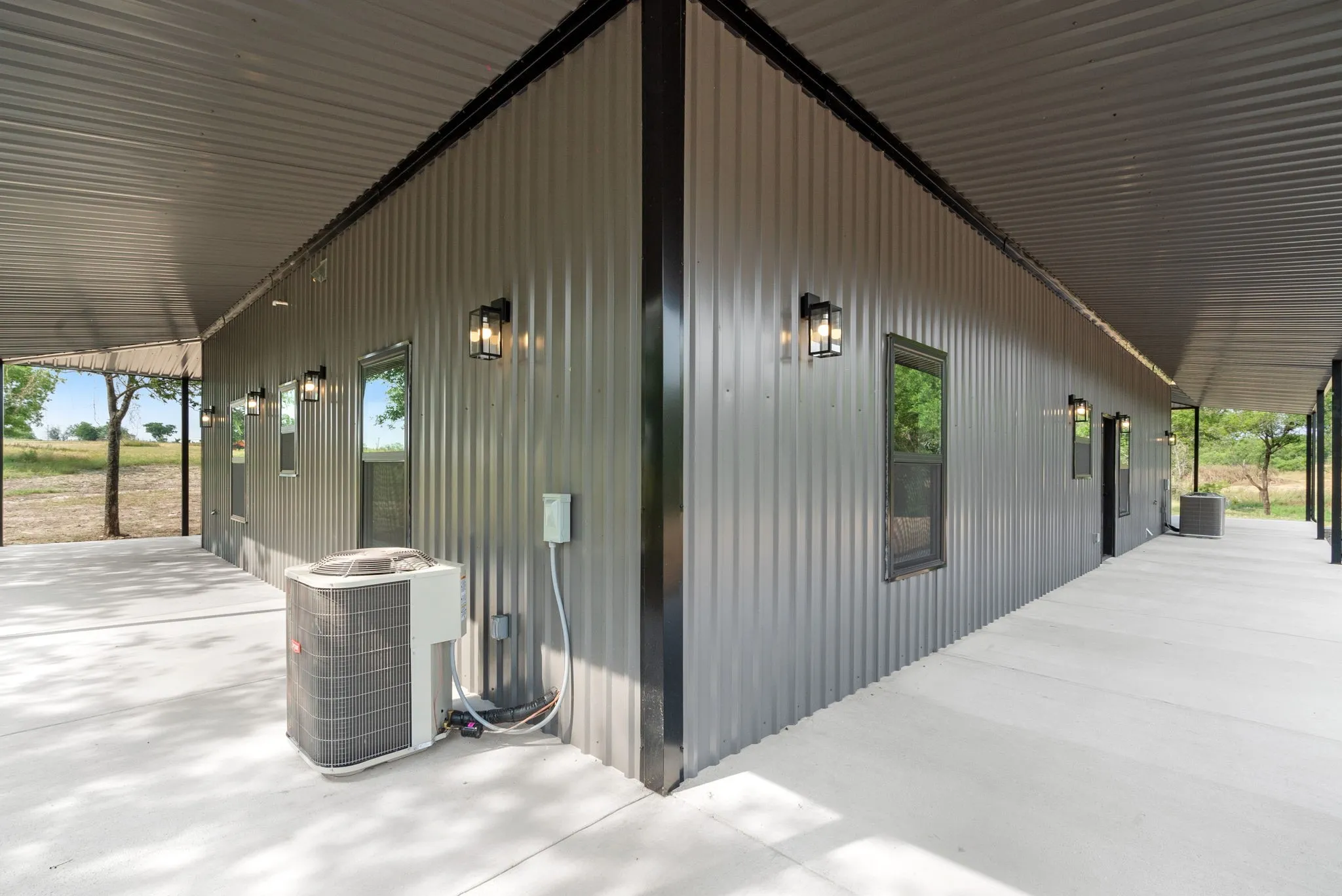View of patio / terrace with central AC unit