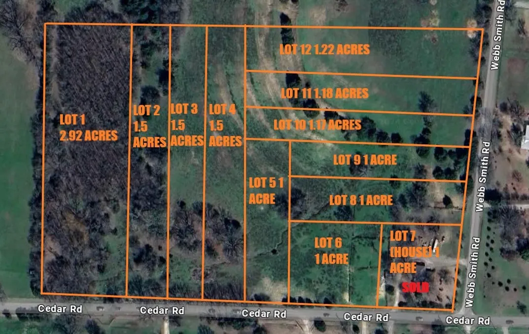 Unimproved Land For Sale in Grayson County , Lot 9 Webb Smith Road, Sherman, Texas 75090, 0, 0, Garage spaces, 0 Sqft, built in 0, Price $78,000, mls#20638601, Real Estate Agent in Sherman, Homes For Sale in Grayson county, Homes For Sale in Sherman, Realtor in Sherman Texas, Real Estate Brokerage Independent Realty Texas, Luminita Cordes Realtor