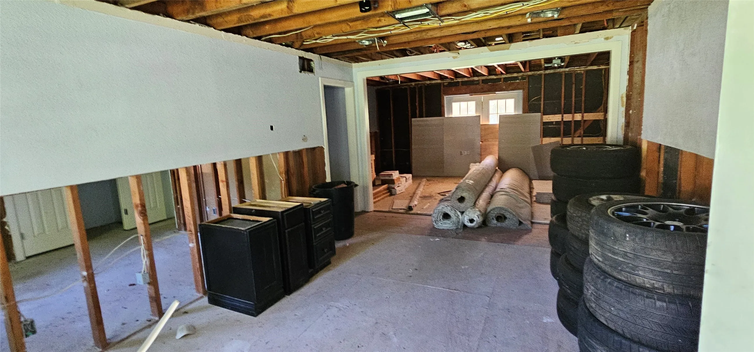 View of basement