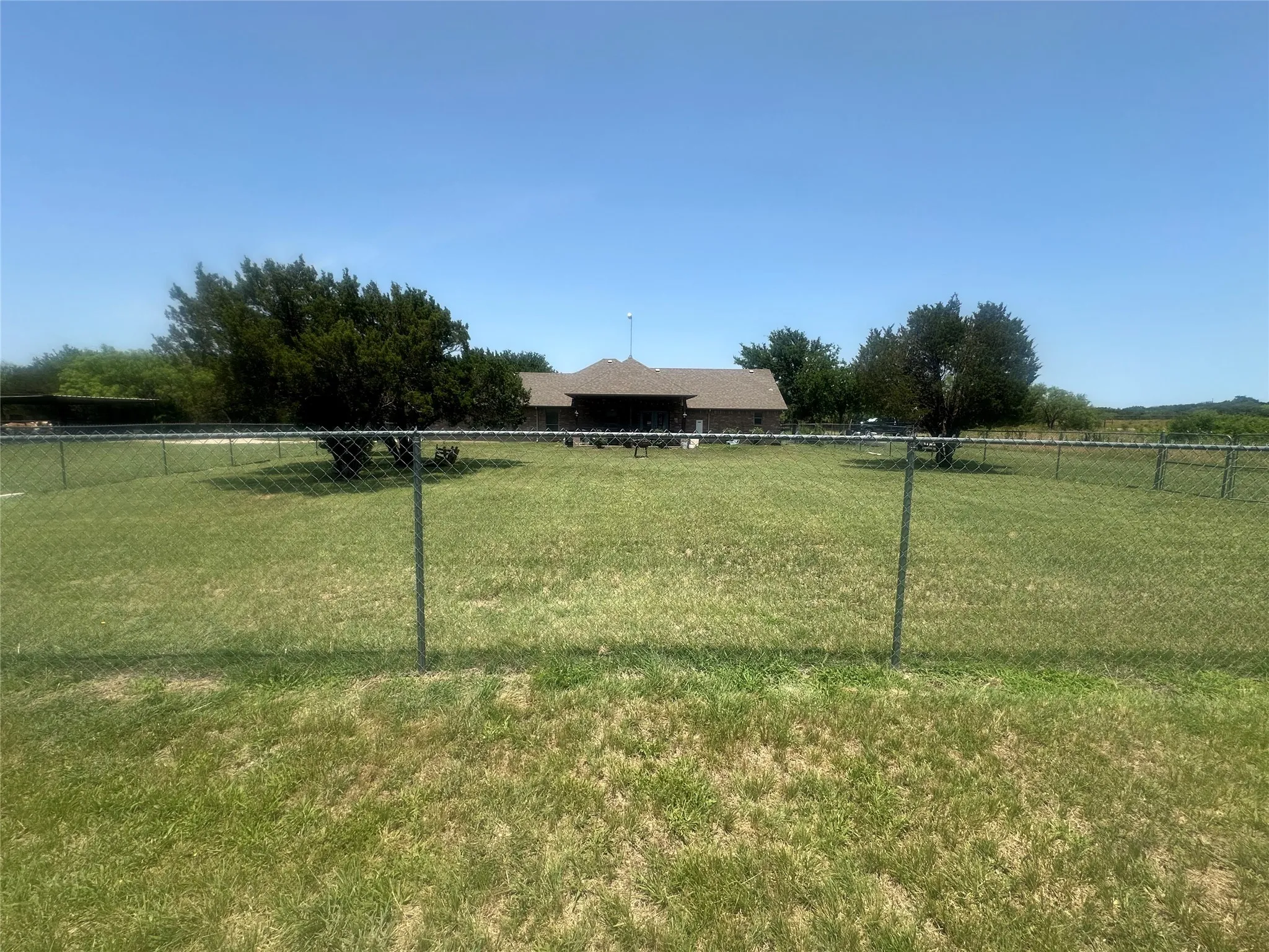 View of yard featuring a rural view
