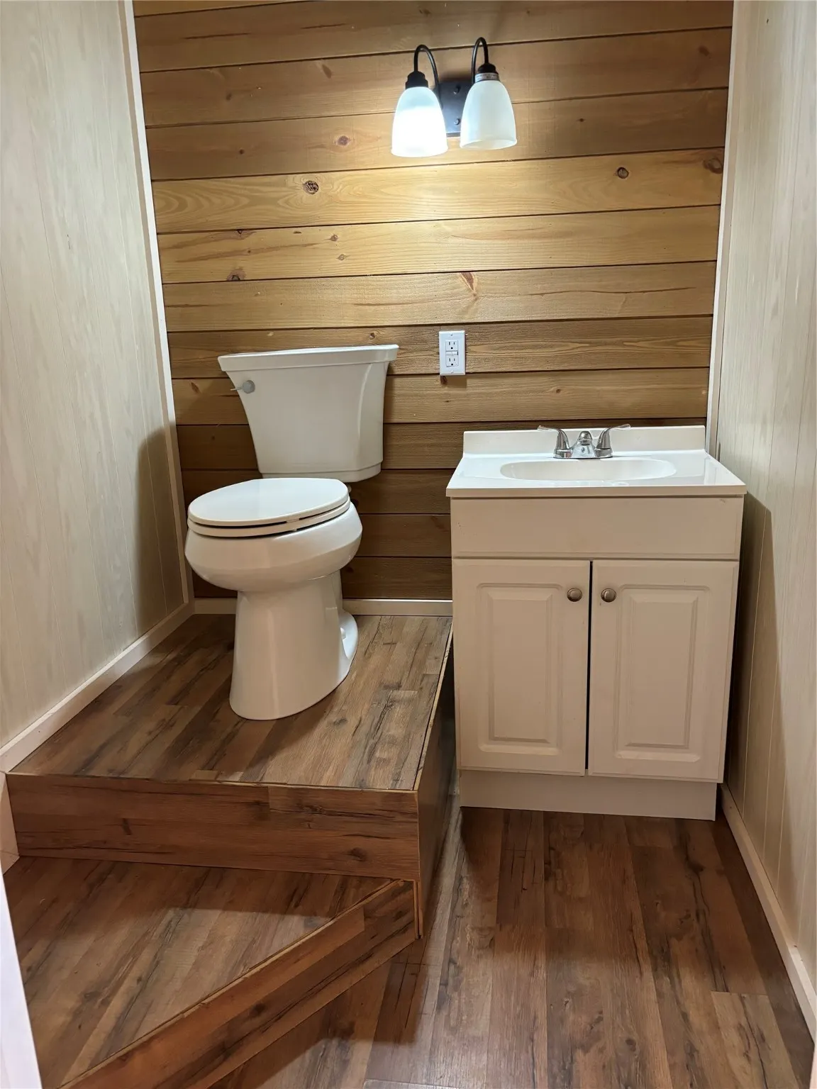 Half bath located in the office