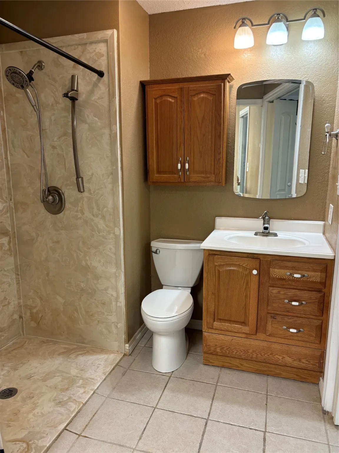 Large accessible shower