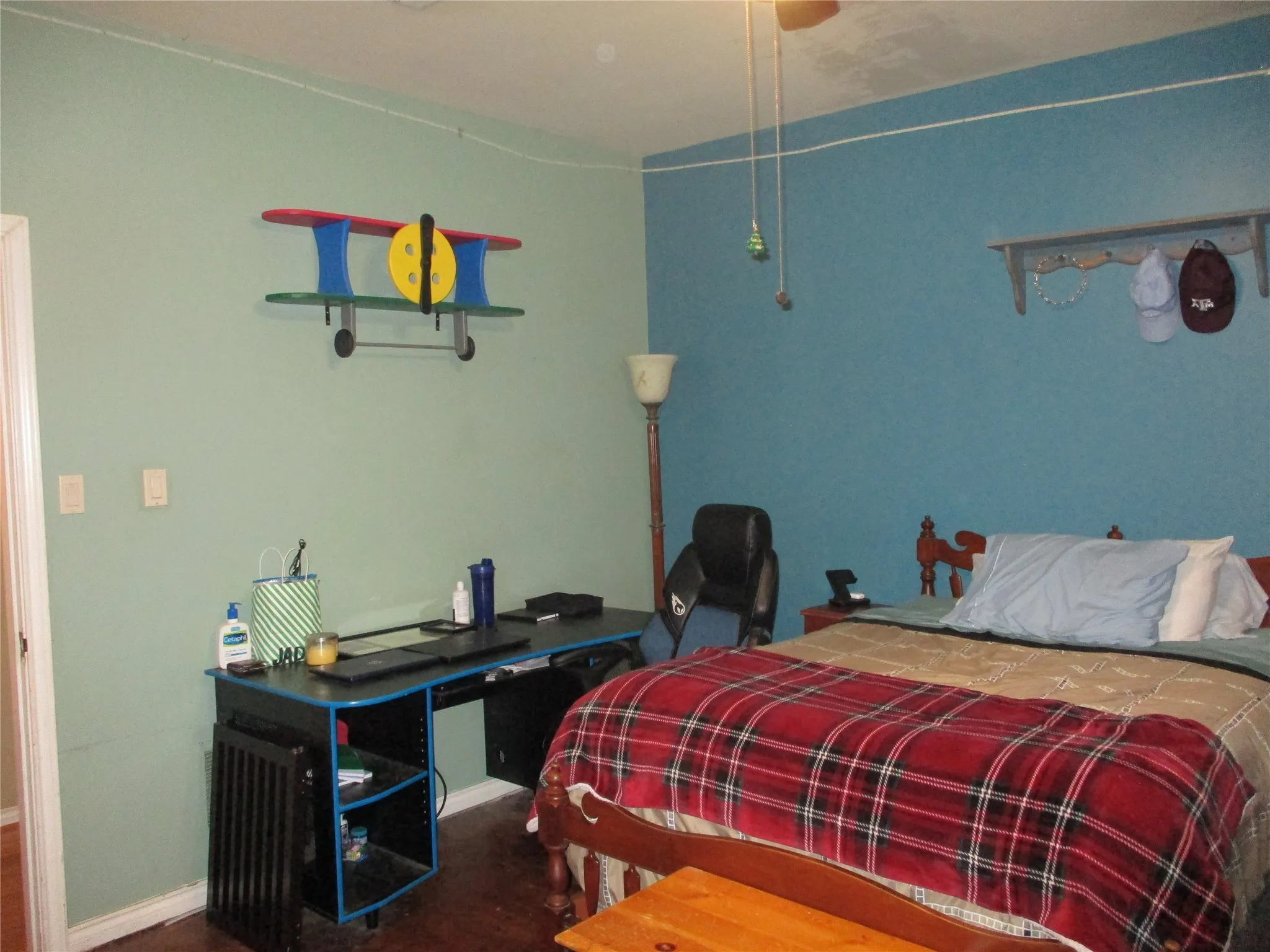 Bedroom featuring hardwood / wood-style floors