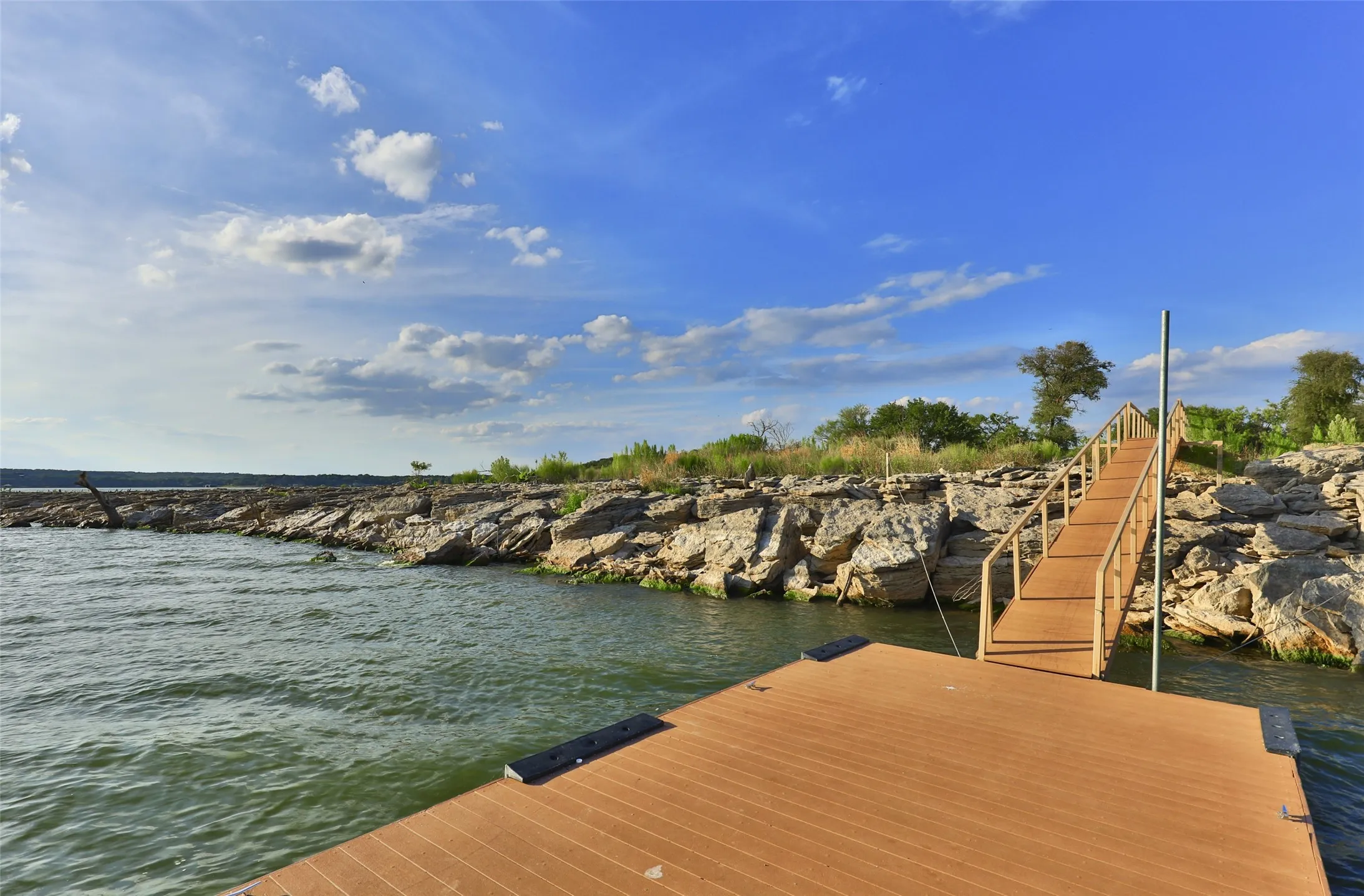Community boat ramp