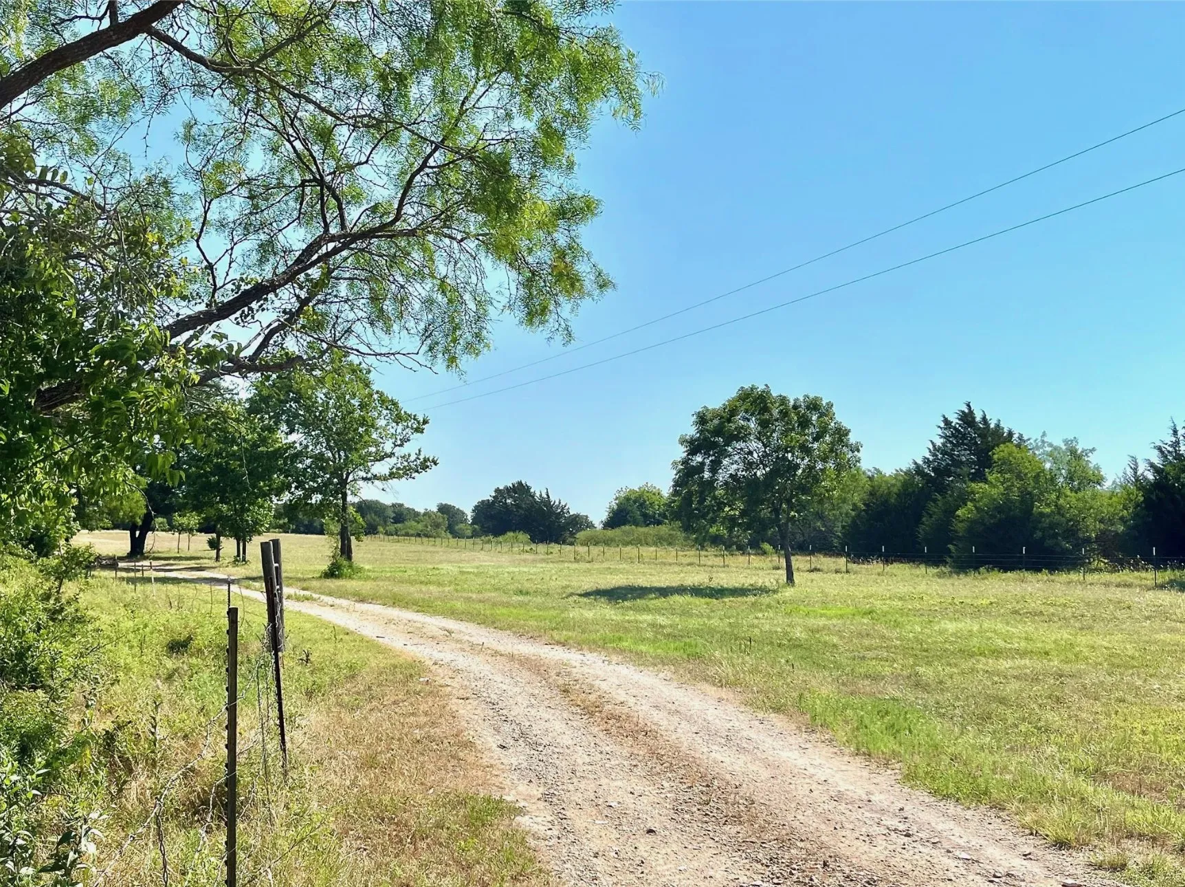 View of road with a rural view