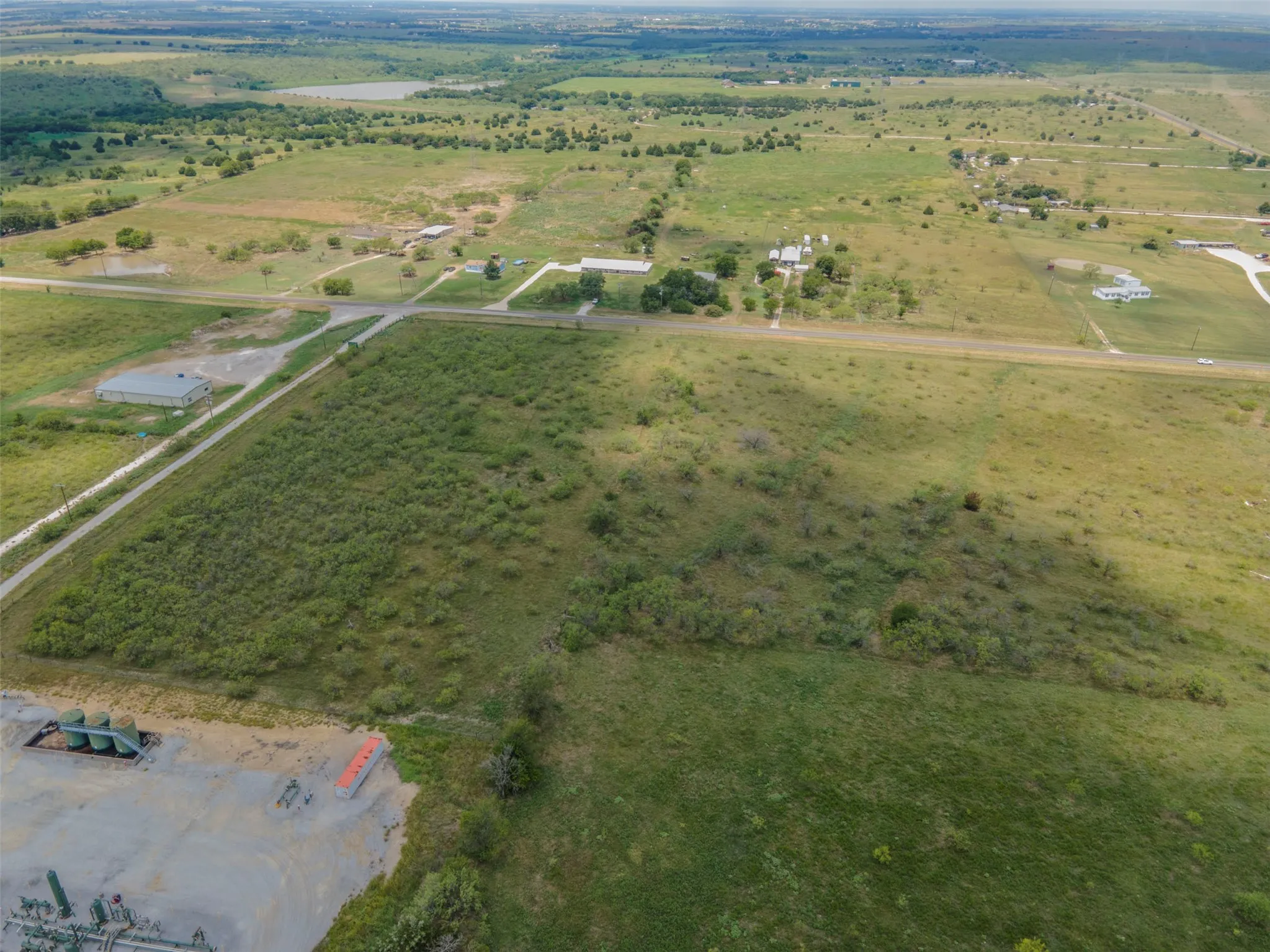 Aerial view featuring a rural view