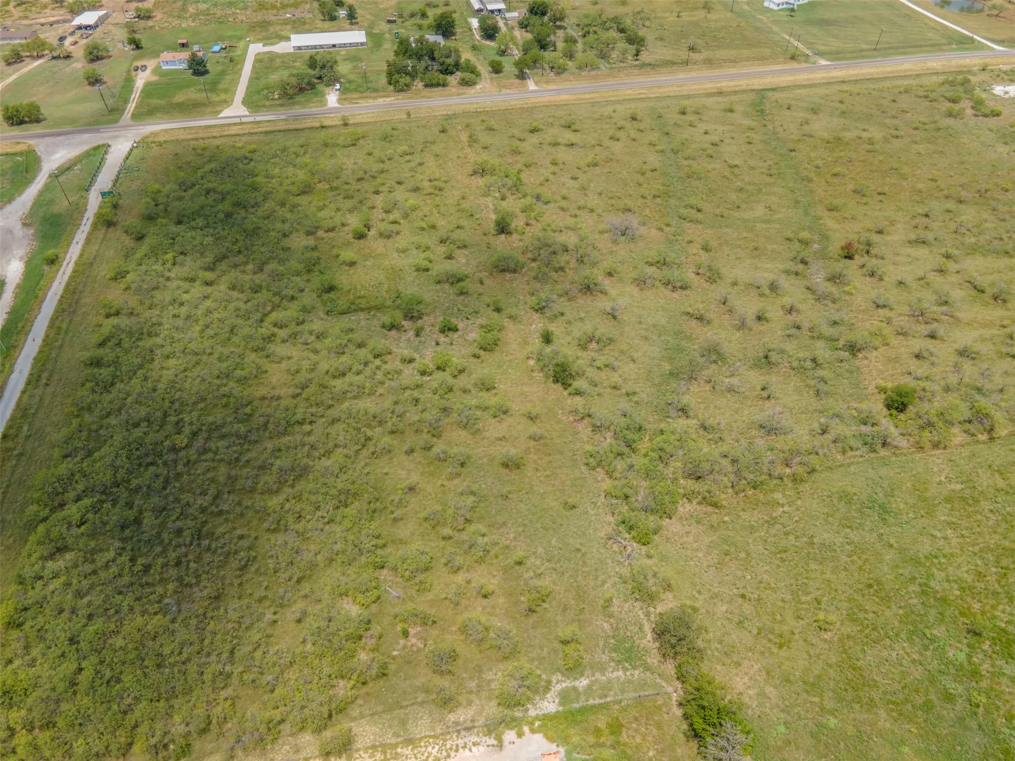 Drone / aerial view with a rural view