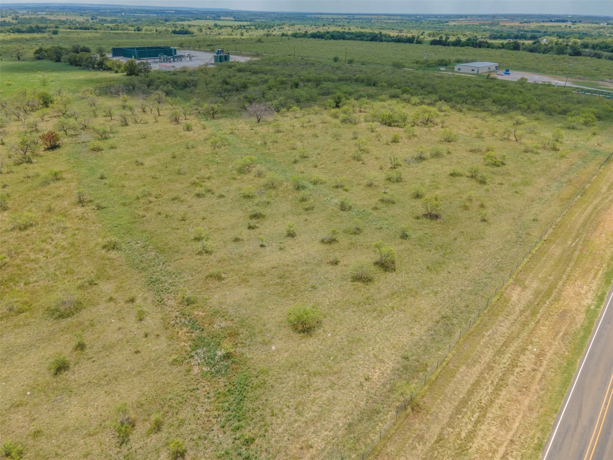 Drone / aerial view with a rural view