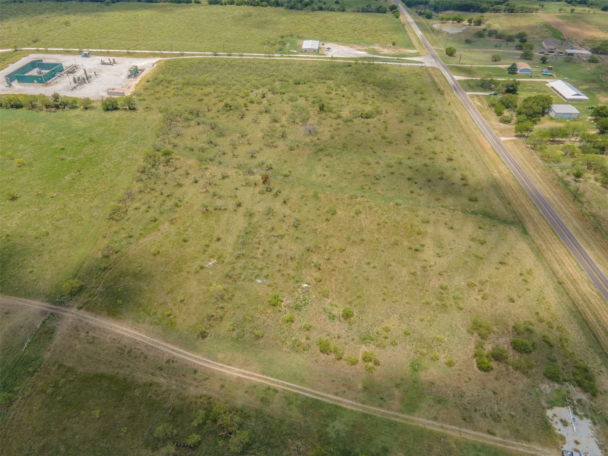 Drone / aerial view with a rural view